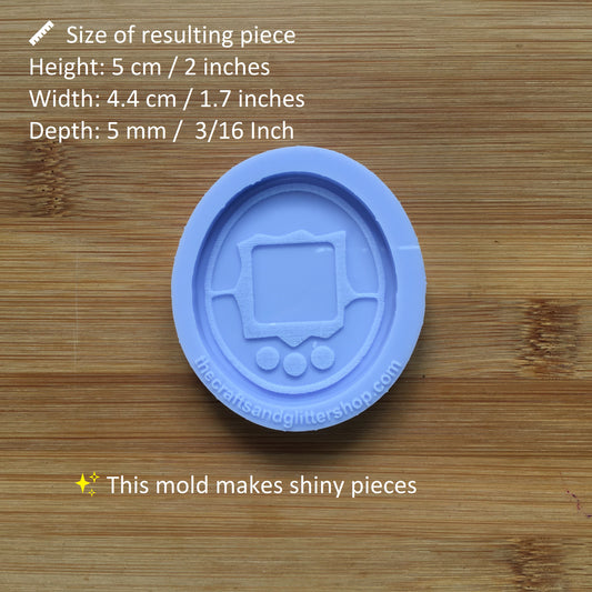 2" Digital Pet Game Console Silicone Mold