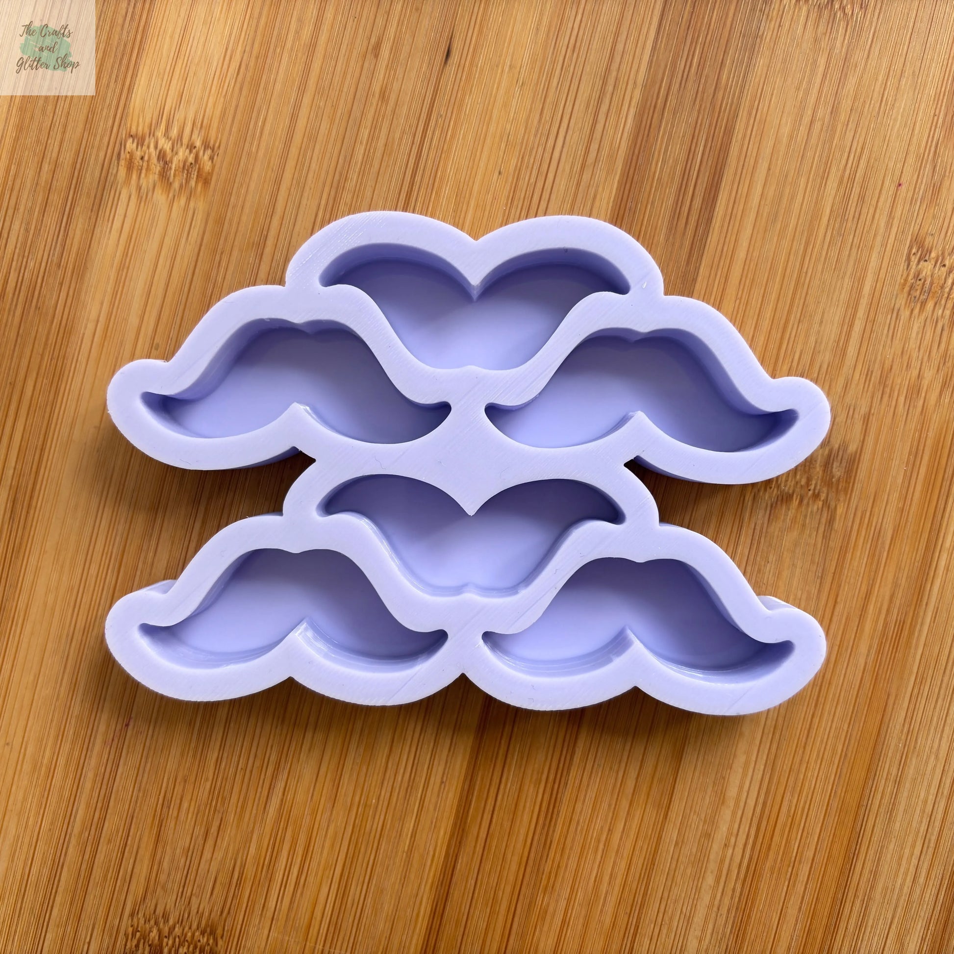 2" Mustache Silicone Mold