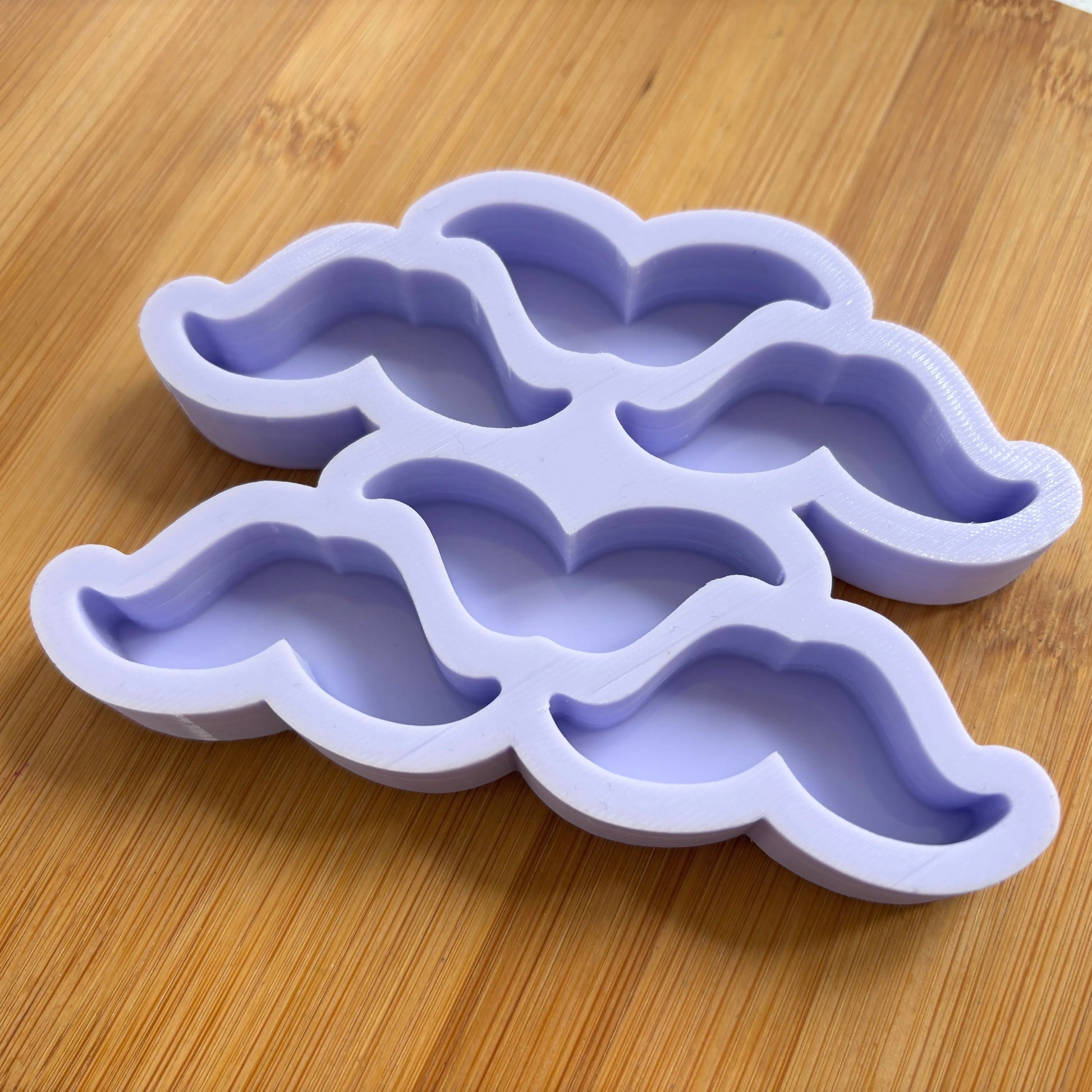 2" Mustache Silicone Mold