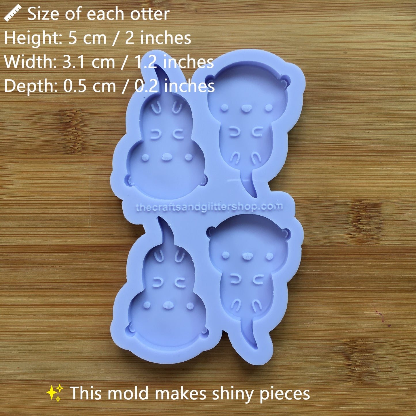 2" Otter Silicone Mold
