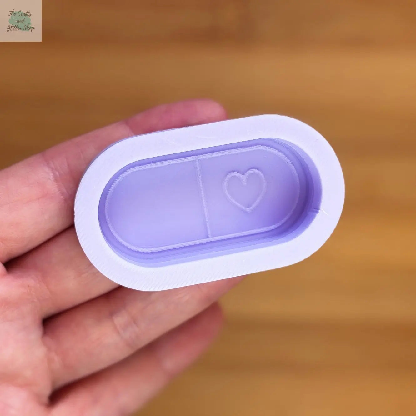 2 inch Capsule Silicone Mold - The Crafts and Glitter Shop