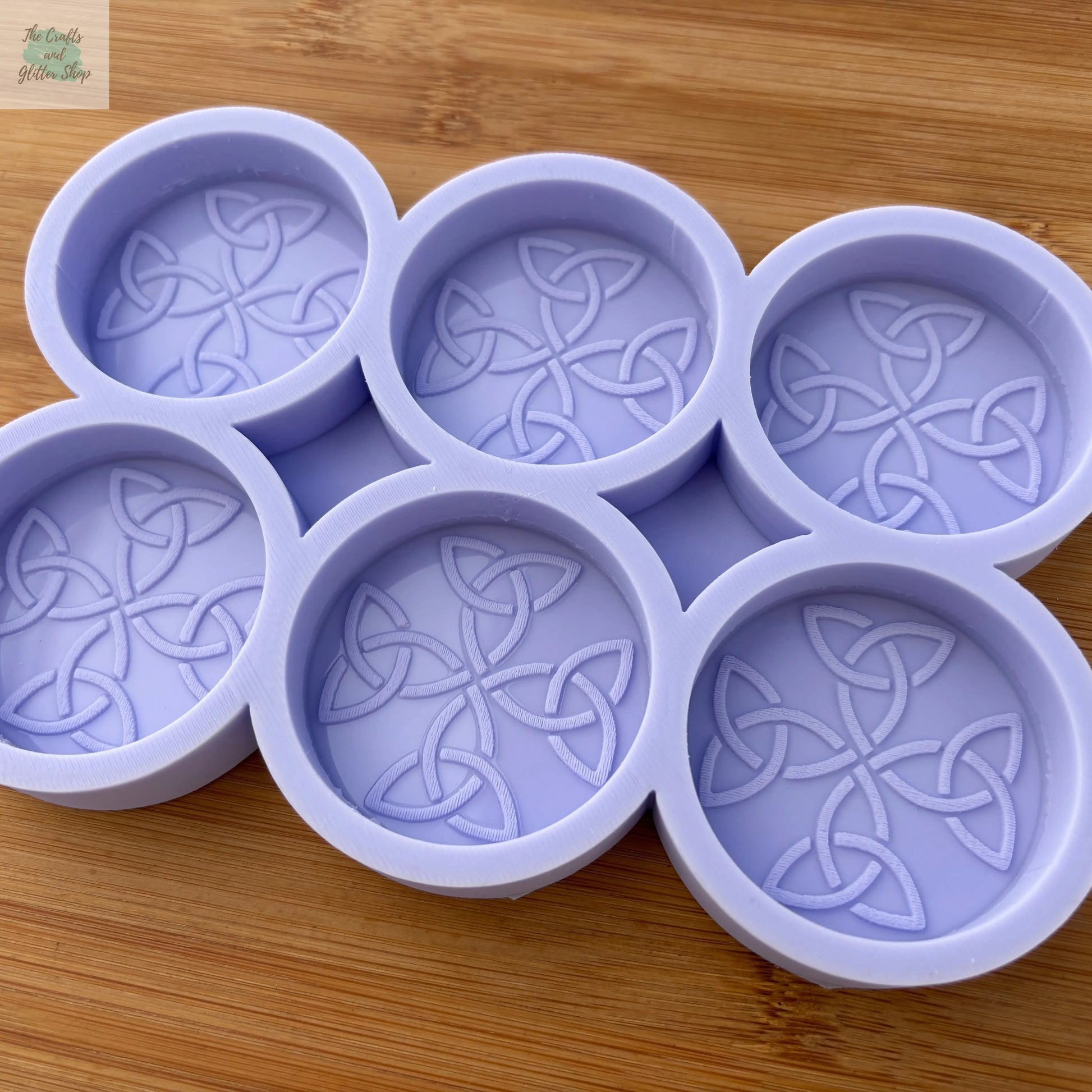 2 inch Carolingian Cross Silicone Mold