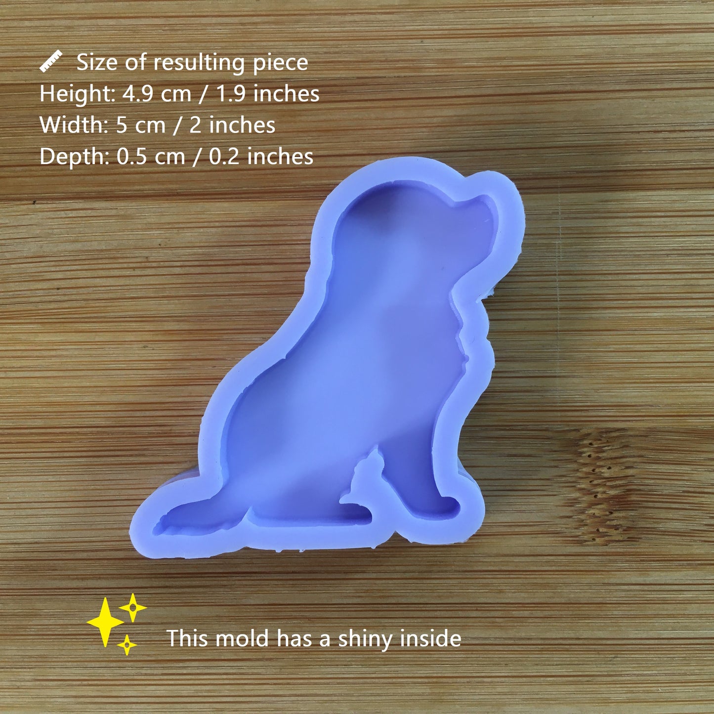 2 inch Cavalier King Charles Spaniel Silicone Mold