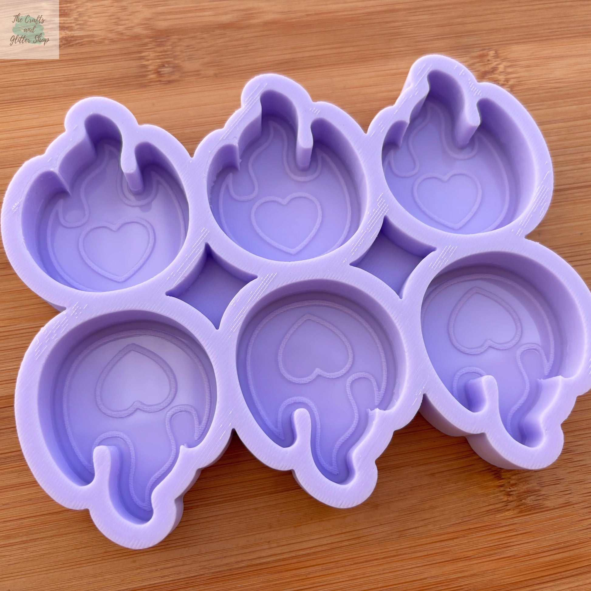 2 inch Flame Silicone Mold - The Crafts and Glitter Shop