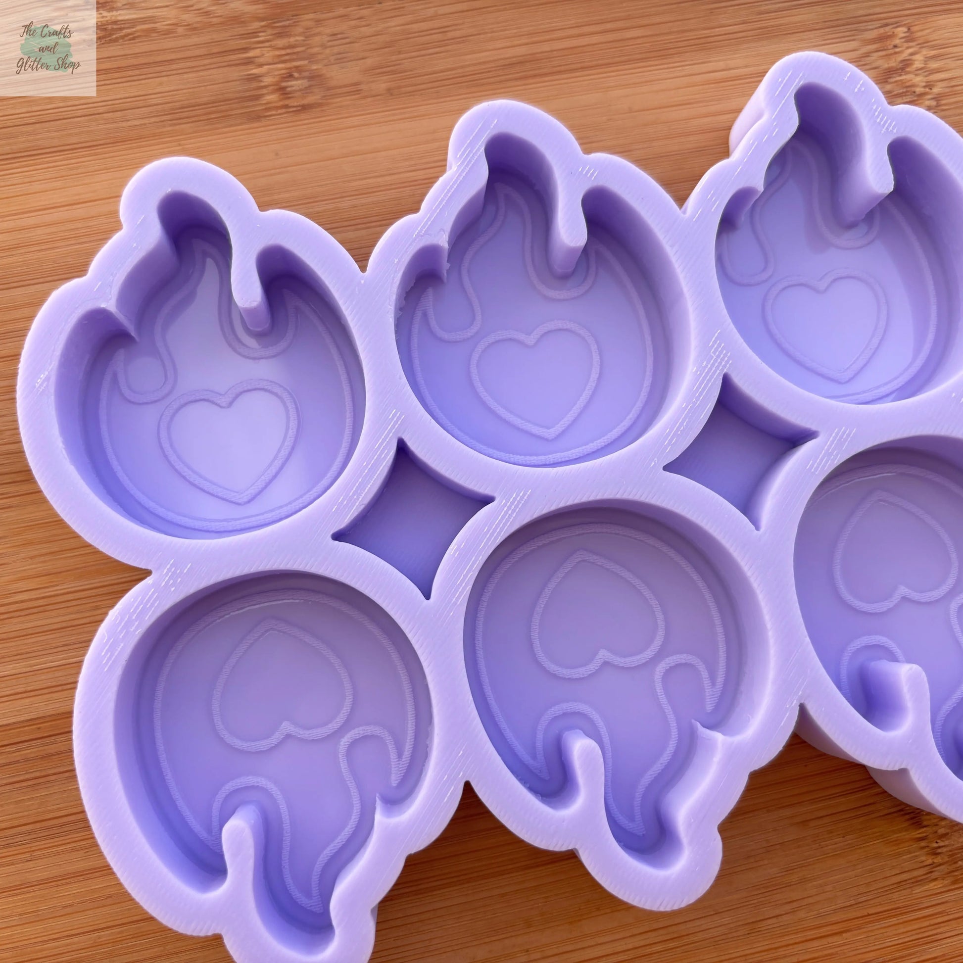 2 inch Flame Silicone Mold - The Crafts and Glitter Shop
