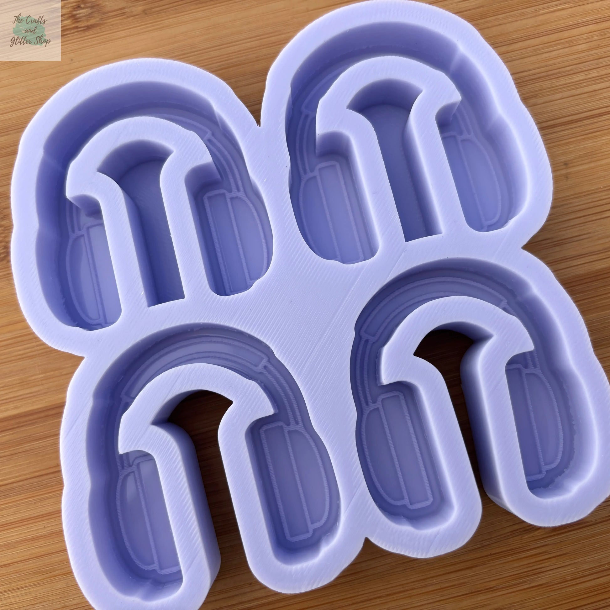 2 inch Headset Silicone Mold - The Crafts and Glitter Shop