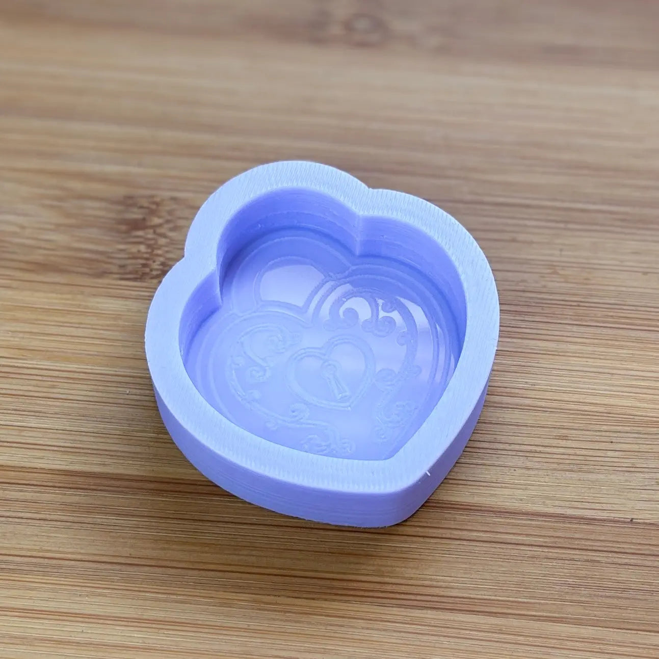 2 inch Heart Locket Silicone Mold