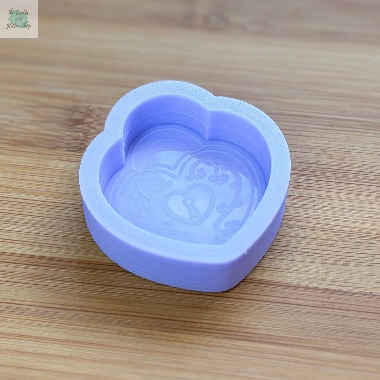 2 inch Heart Locket Silicone Mold - The Crafts and Glitter Shop