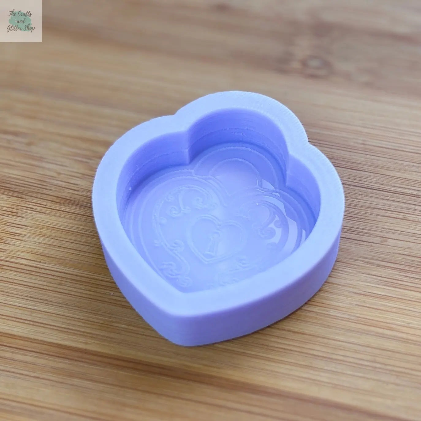 2 inch Heart Locket Silicone Mold - The Crafts and Glitter Shop