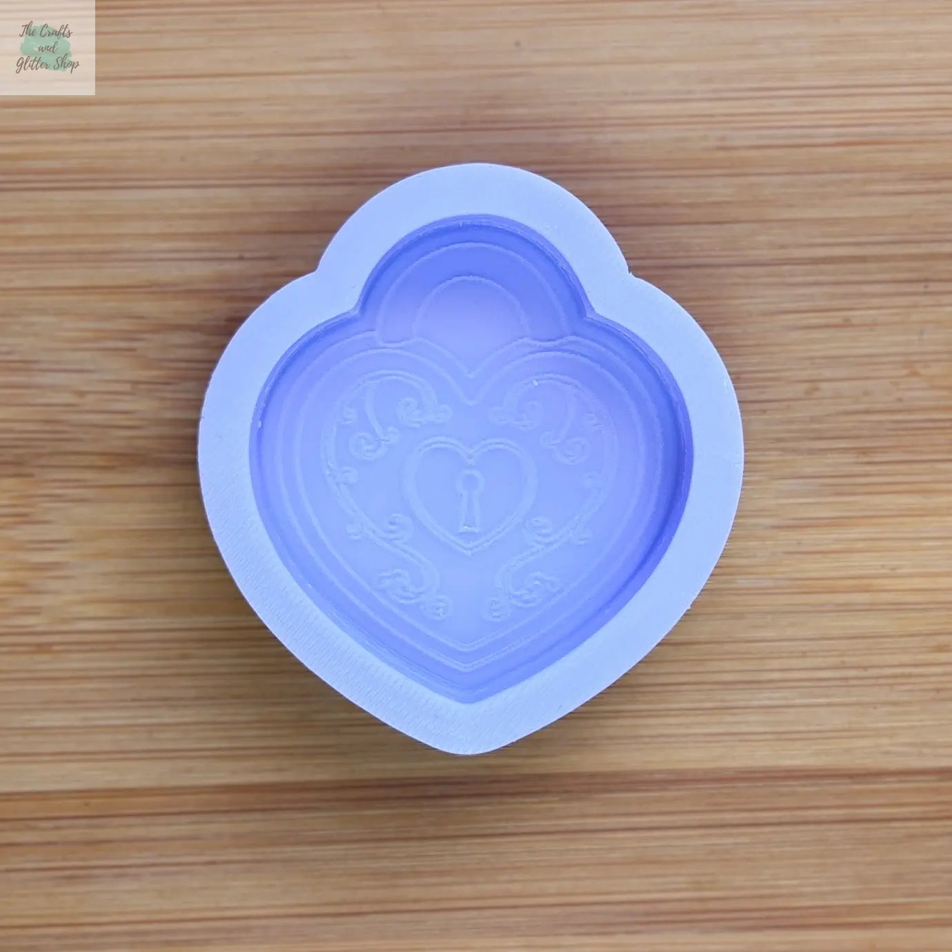 2 inch Heart Locket Silicone Mold - The Crafts and Glitter Shop