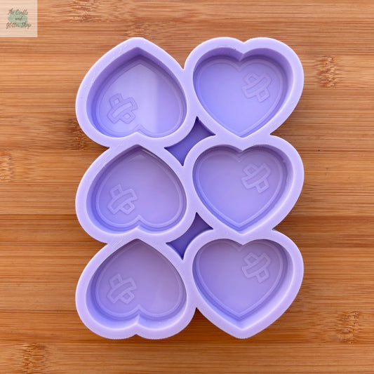 2 inch Heart Silicone Mold - The Crafts and Glitter Shop