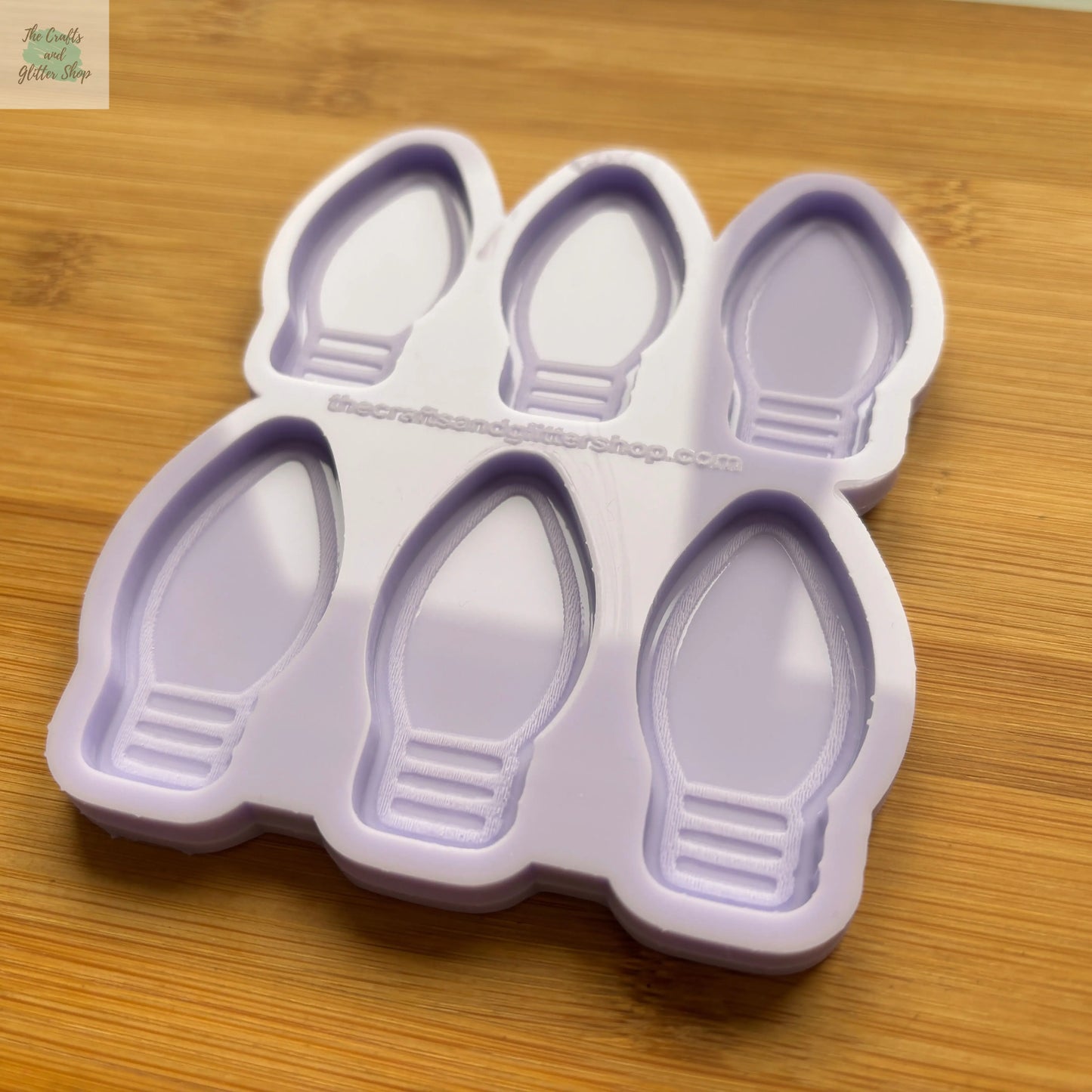 2 inch Light Bulb Silicone Mold - The Crafts and Glitter Shop