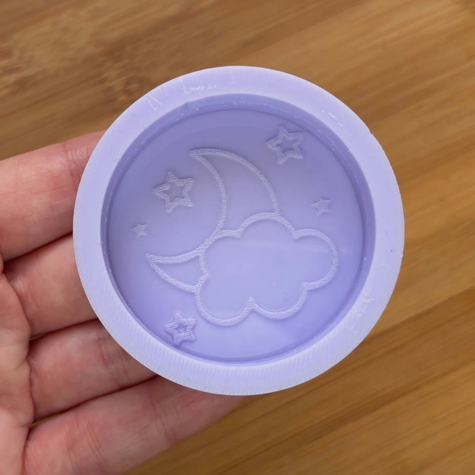 2 inch Night Time Silicone Mold - The Crafts and Glitter Shop
