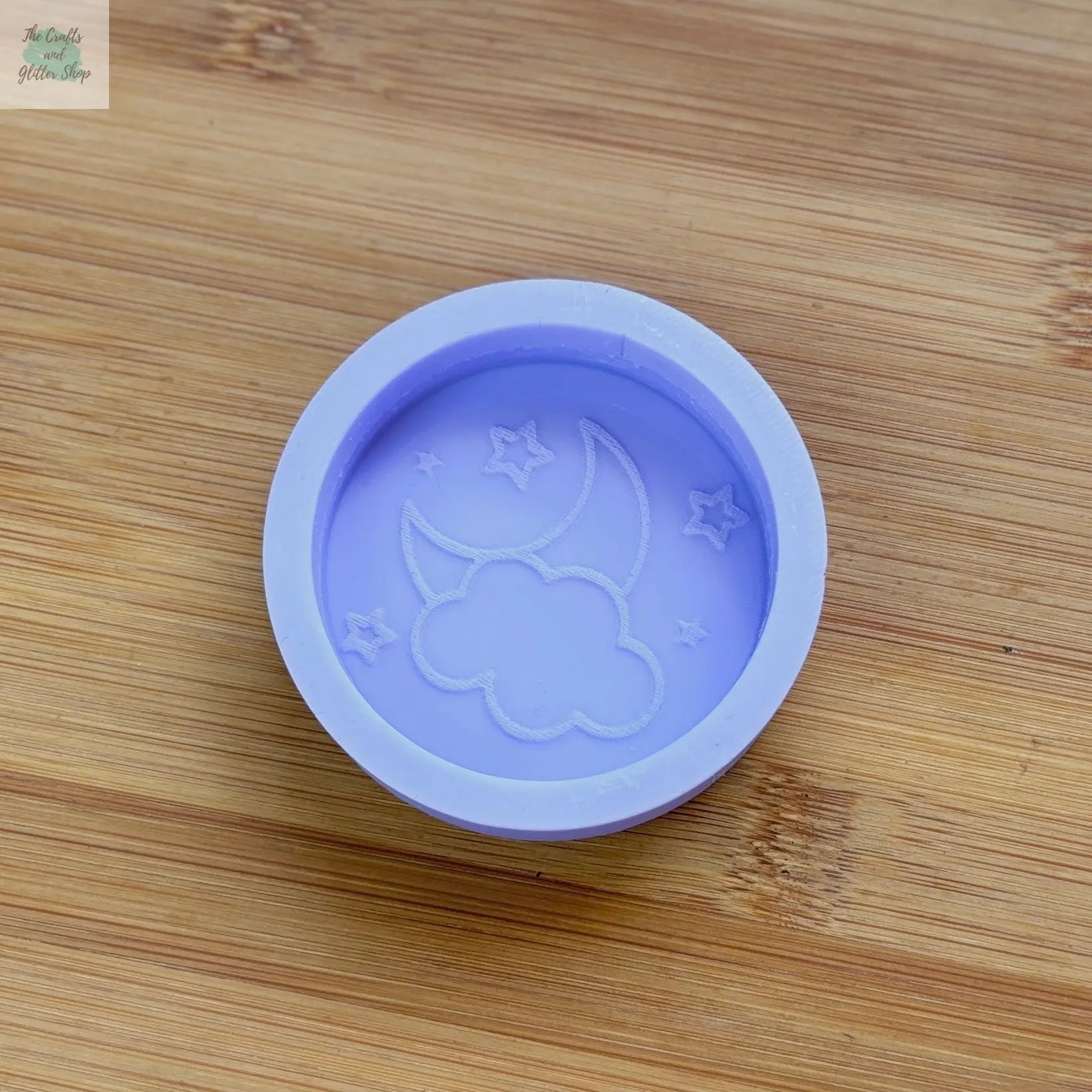 2 inch Night Time Silicone Mold - The Crafts and Glitter Shop