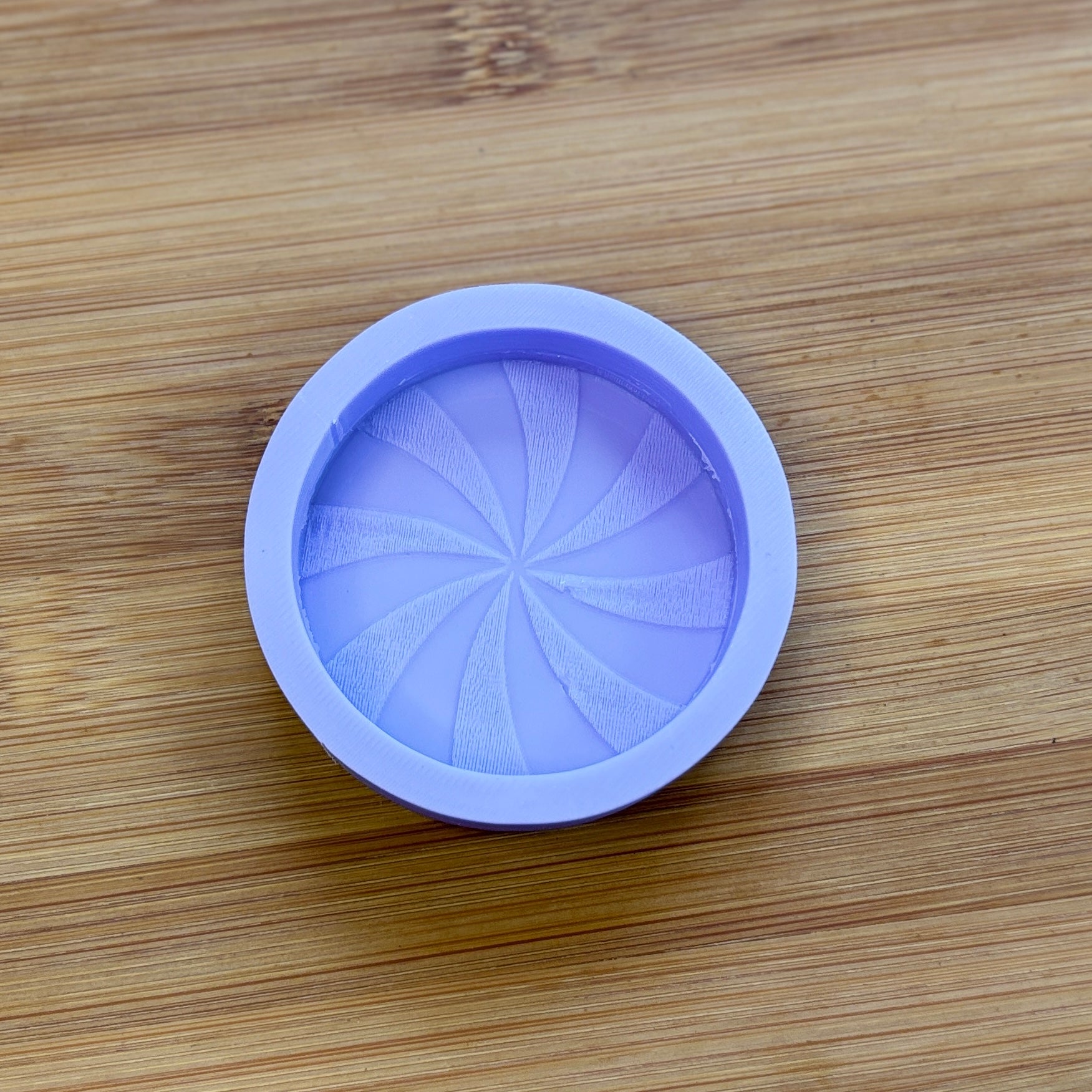 2 inch Peppermint Swirl Silicone Mold