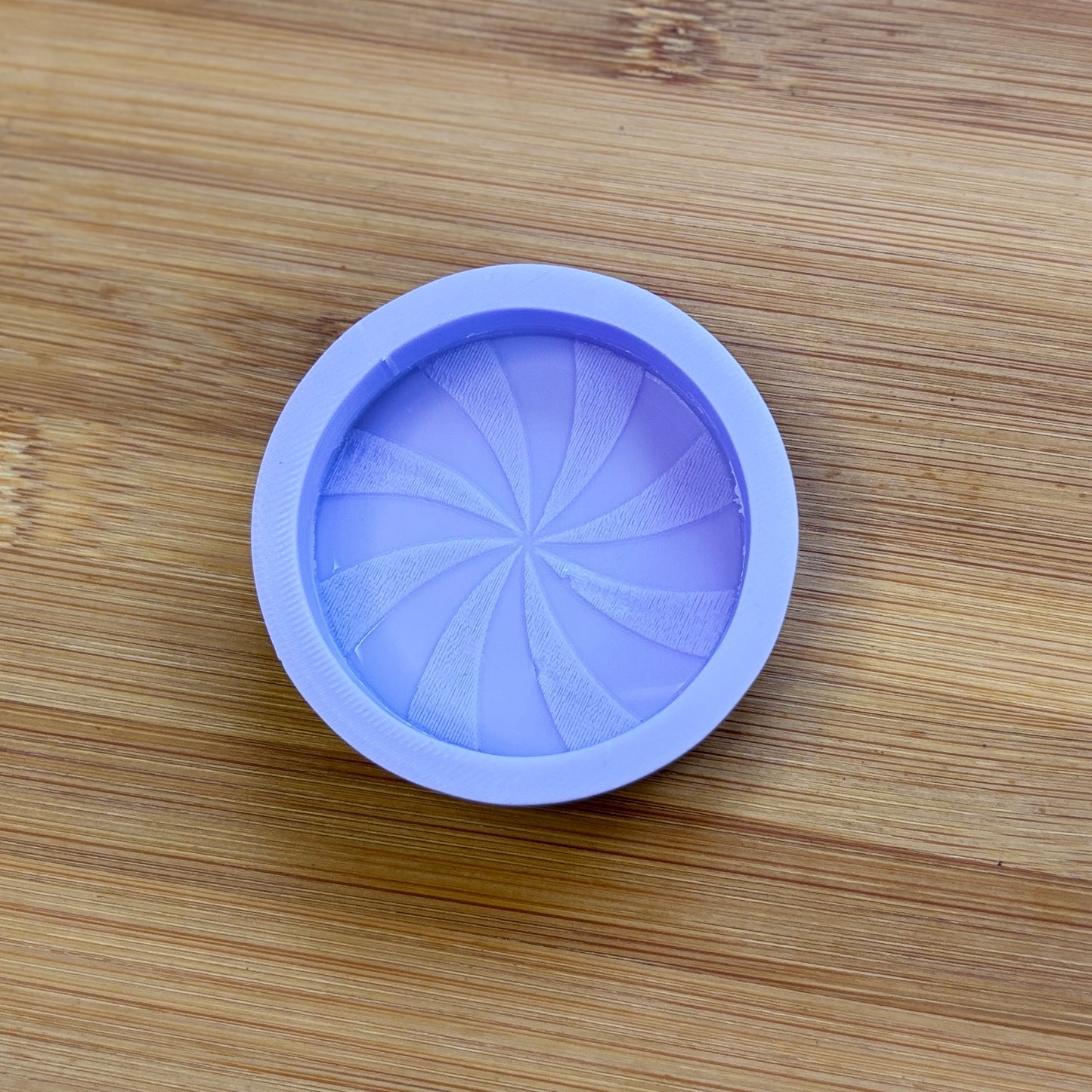 2 inch Peppermint Swirl Silicone Mold