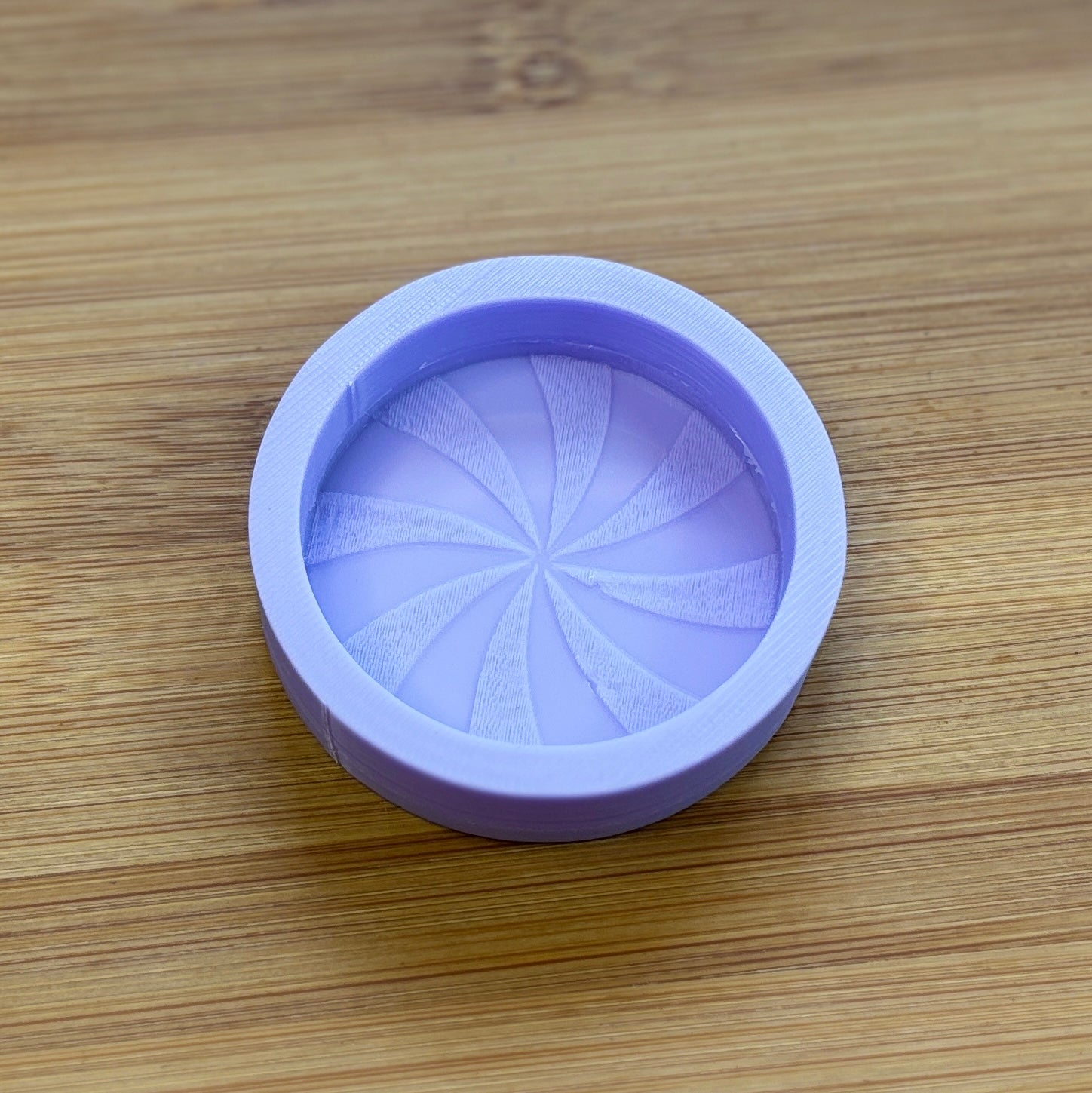 2 inch Peppermint Swirl Silicone Mold