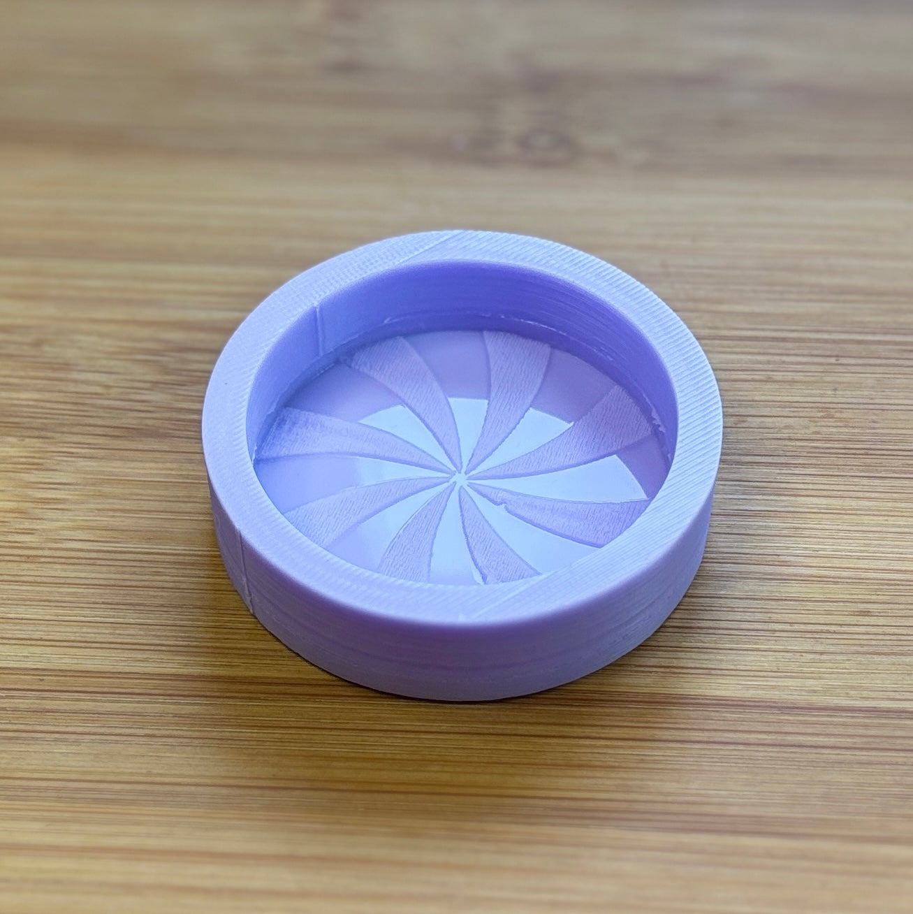 2 inch Peppermint Swirl Silicone Mold