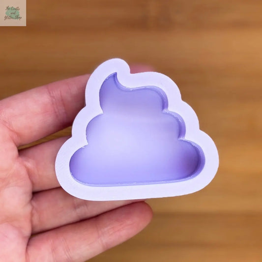 2 inch Poo Pile Silicone Mold - The Crafts and Glitter Shop