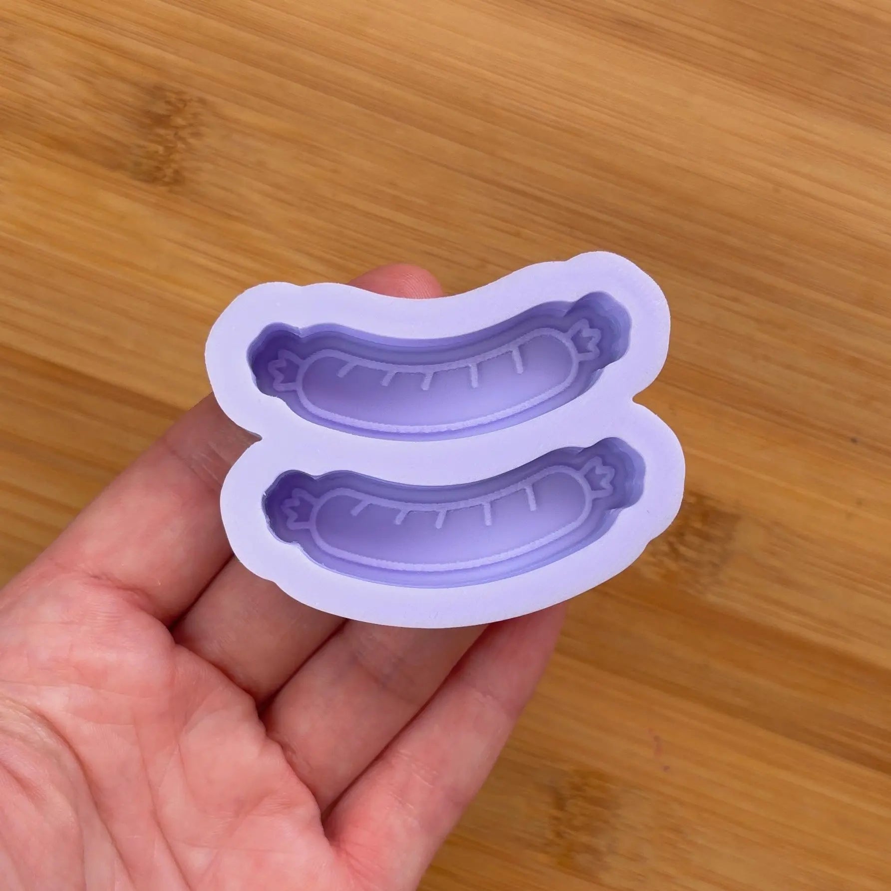 2 inch Sausage Silicone Mold - The Crafts and Glitter Shop