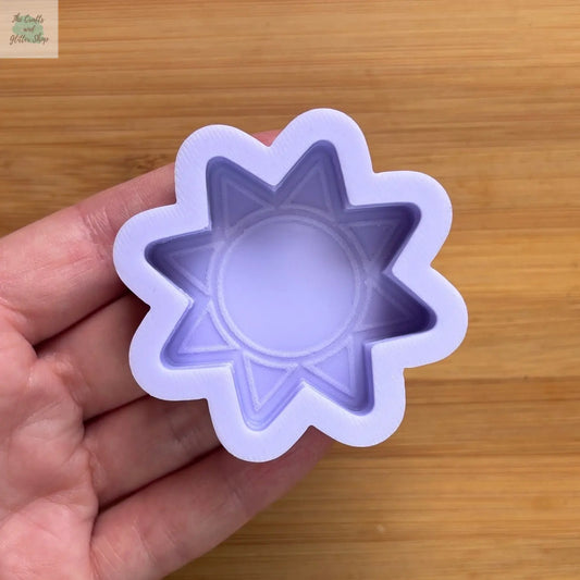 2 inch Sun Silicone Mold - The Crafts and Glitter Shop