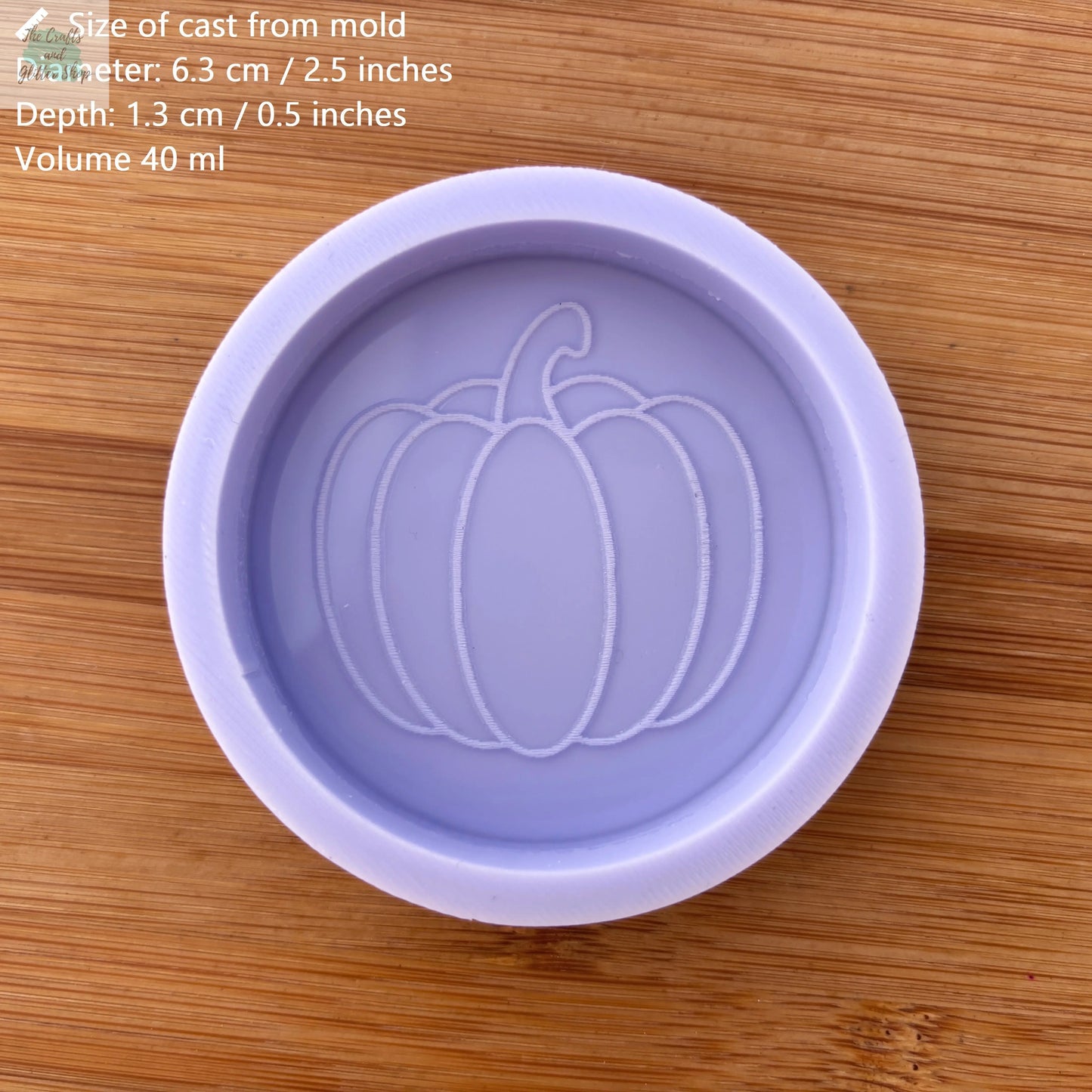 2.5 inch Pumpkin Silicone Mold - The Crafts and Glitter Shop
