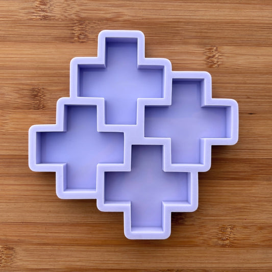 2.5 inch Swiss Cross Silicone Mold - The Crafts and Glitter Shop
