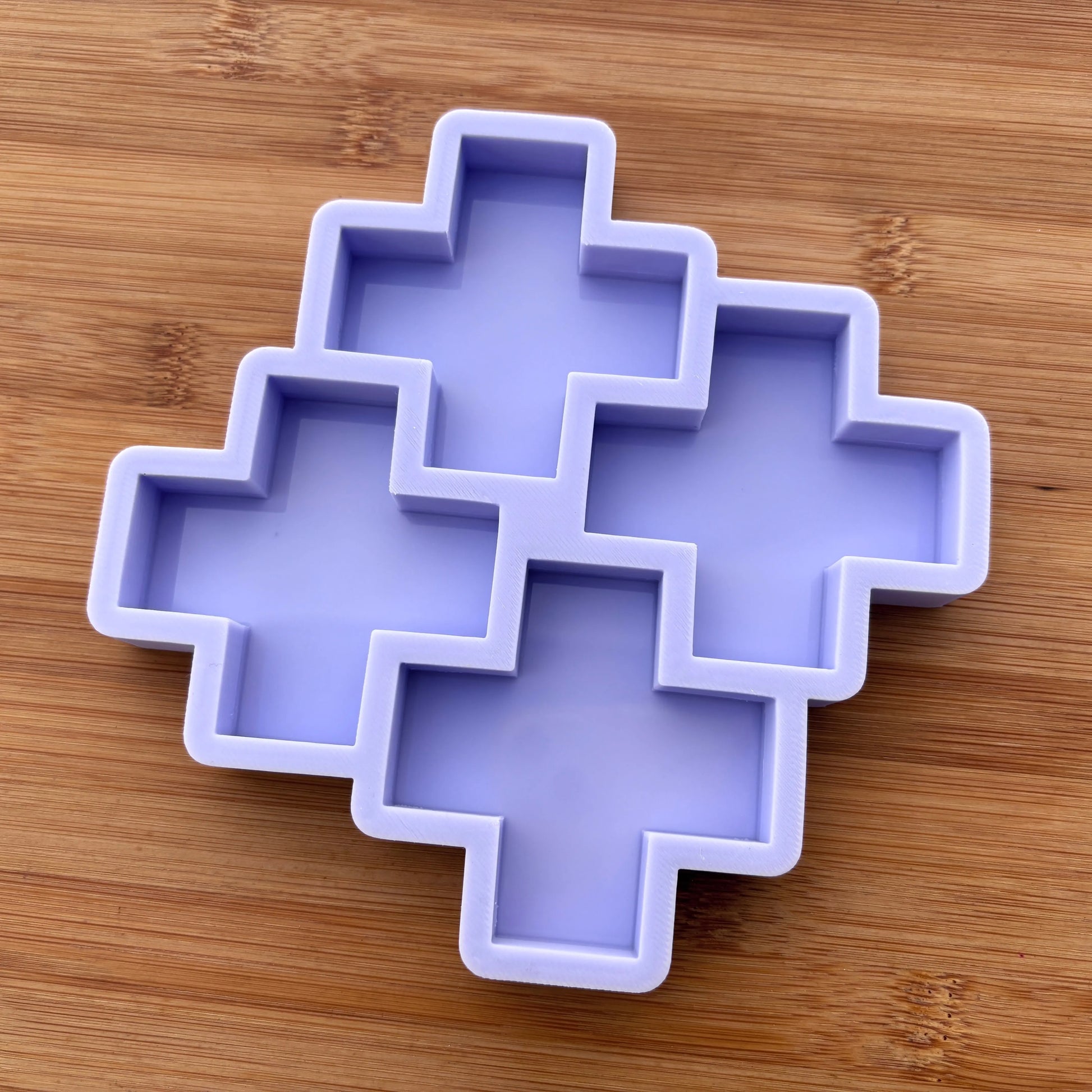 2.5 inch Swiss Cross Silicone Mold - The Crafts and Glitter Shop