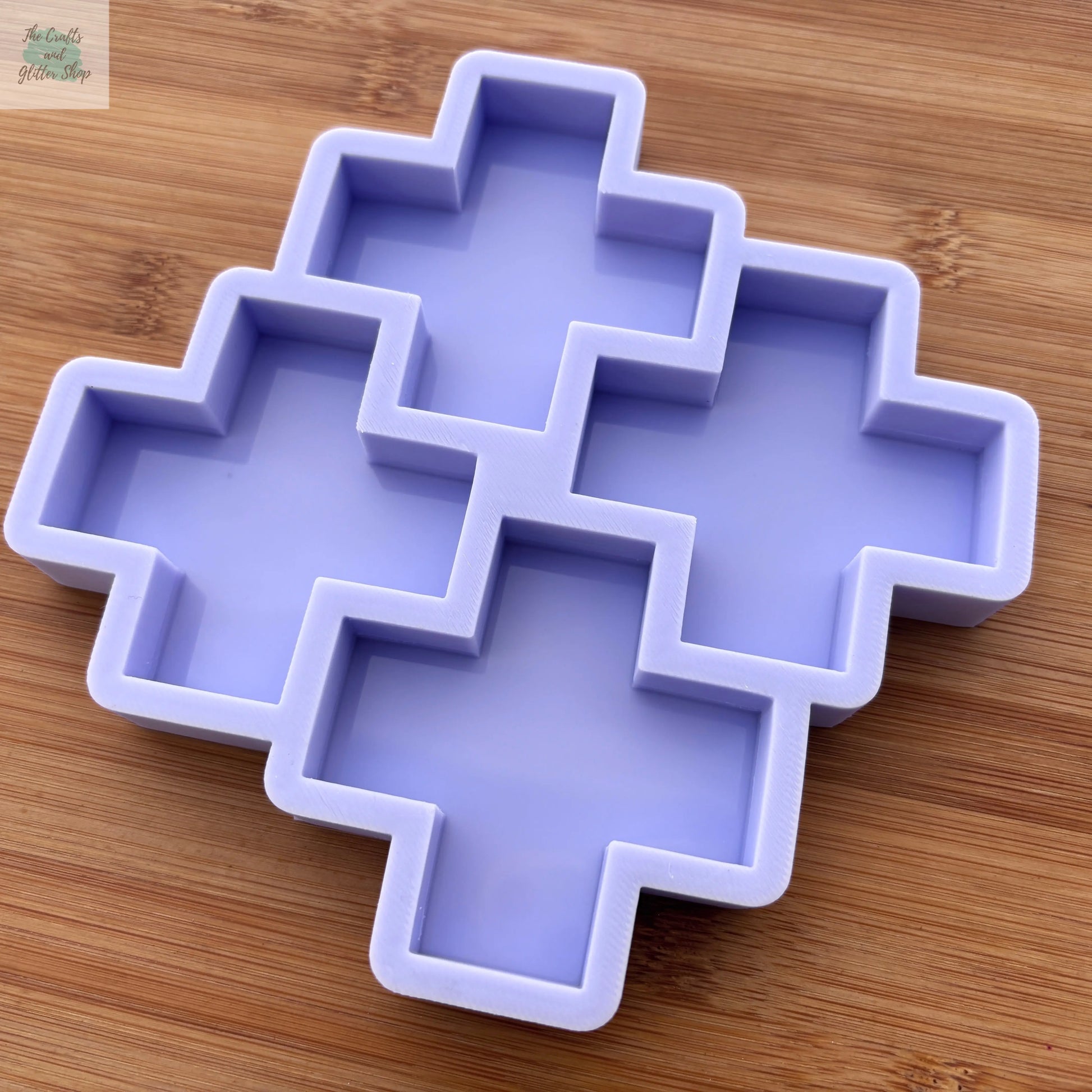 2.5 inch Swiss Cross Silicone Mold - The Crafts and Glitter Shop