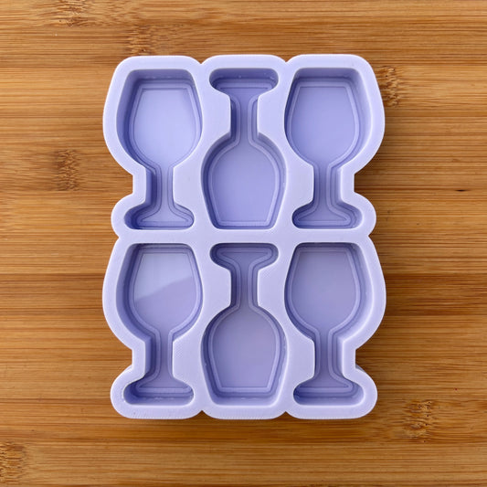 2.5 inch Wine Glass Silicone Mold - The Crafts and Glitter Shop