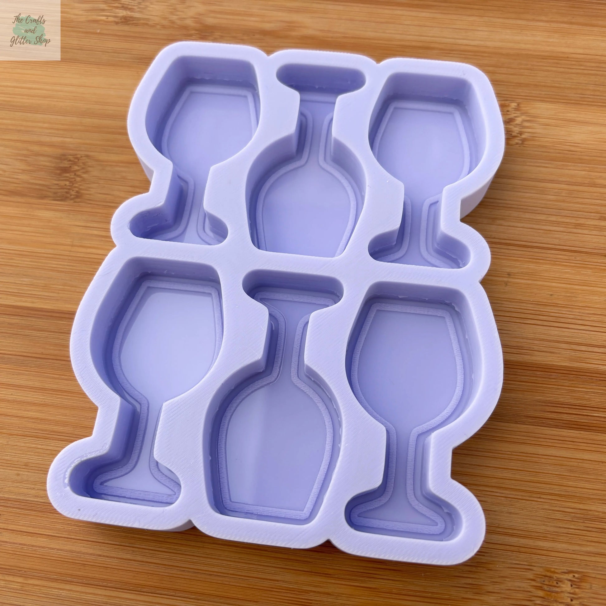 2.5 inch Wine Glass Silicone Mold - The Crafts and Glitter Shop