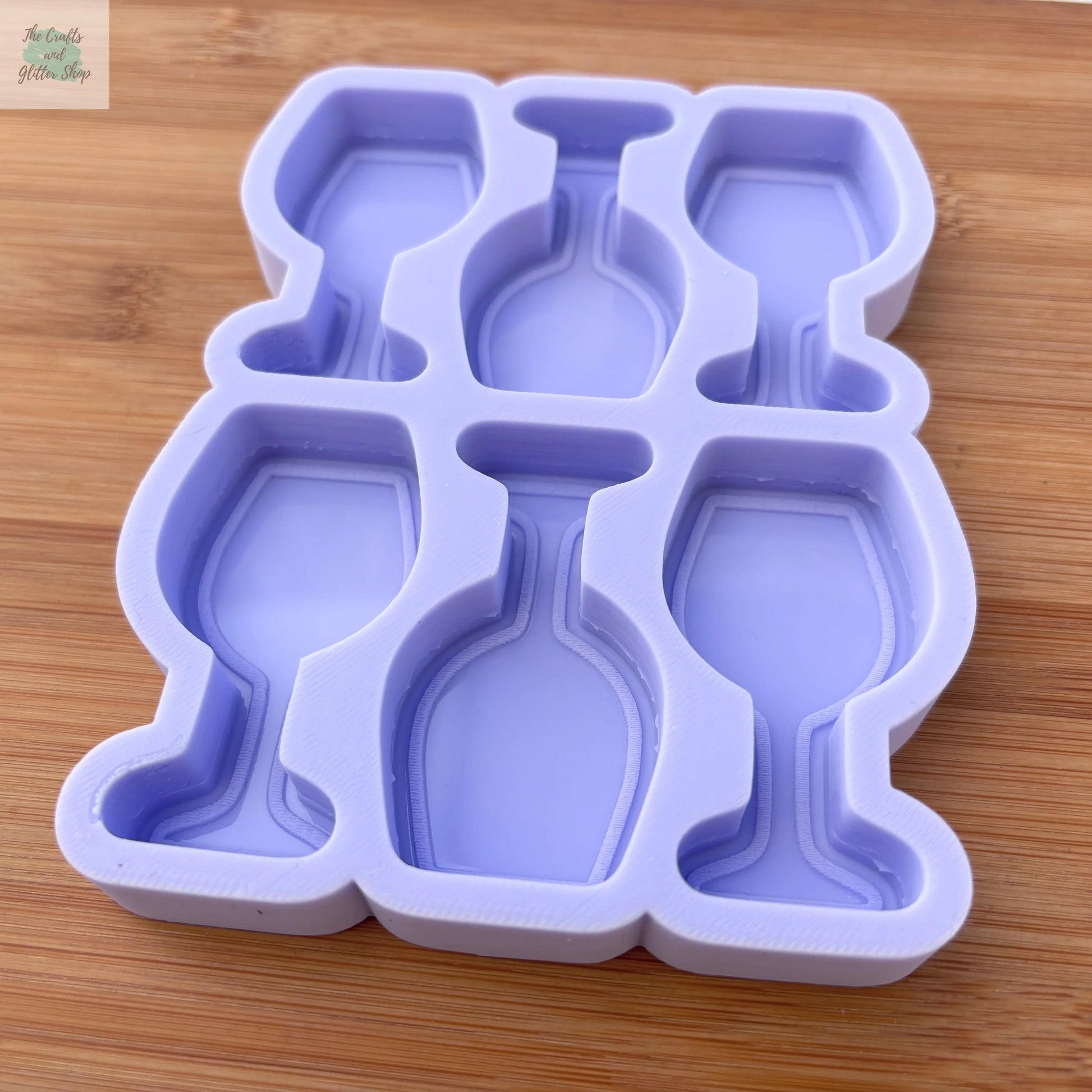 2.5 inch Wine Glass Silicone Mold - The Crafts and Glitter Shop