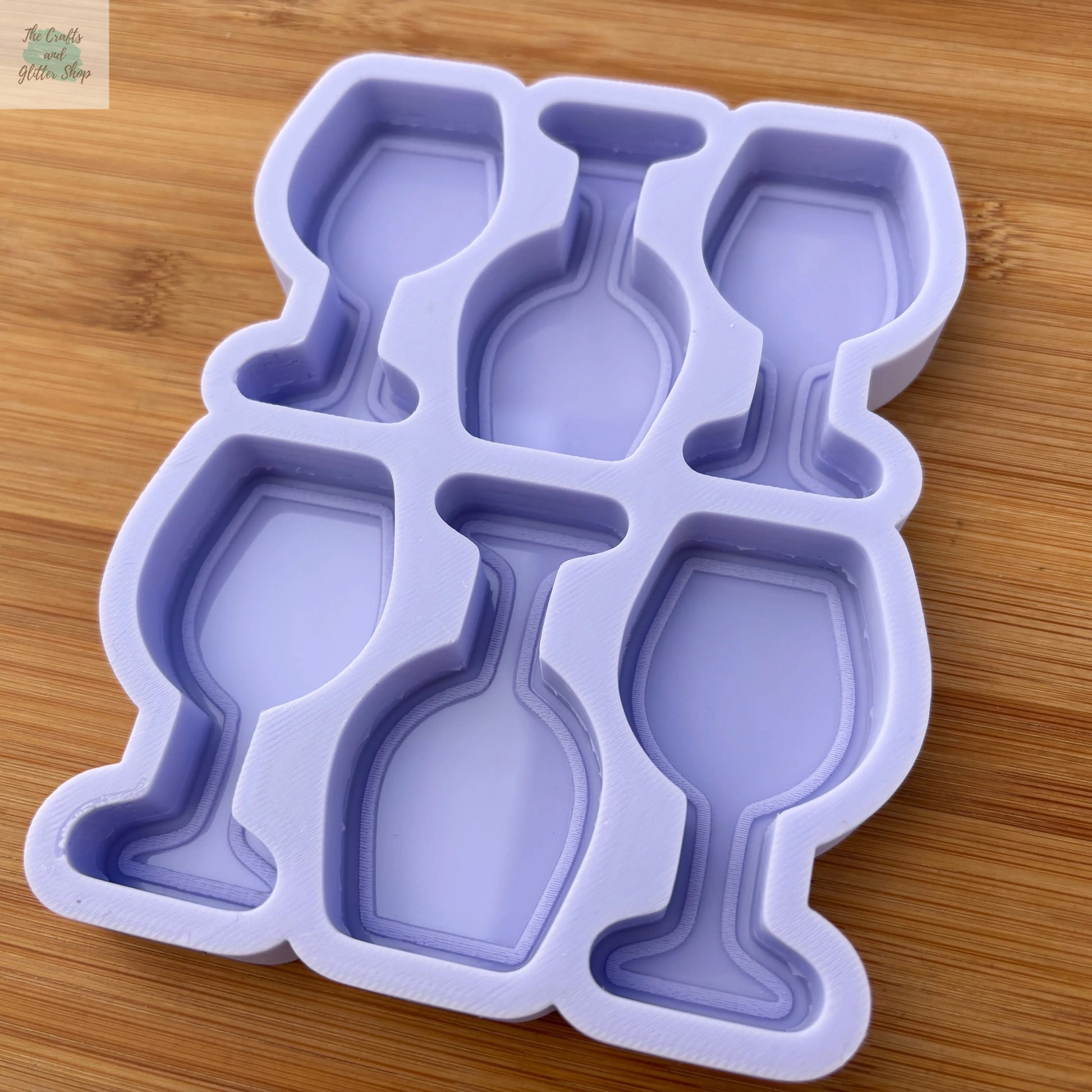 2.5 inch Wine Glass Silicone Mold - The Crafts and Glitter Shop