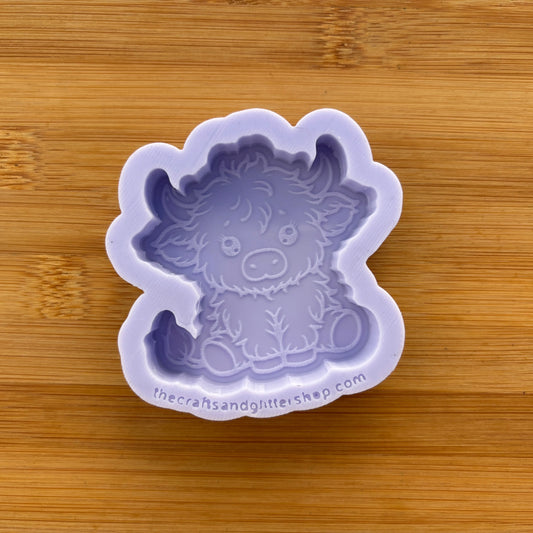 2.5" Highland Cow Silicone Mold - The Crafts and Glitter Shop