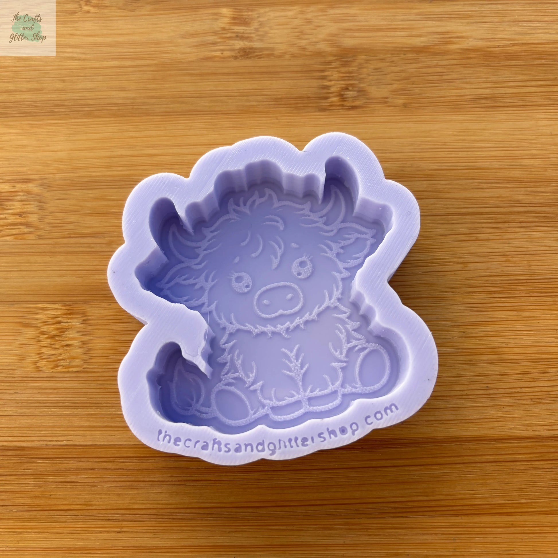 2.5" Highland Cow Silicone Mold - The Crafts and Glitter Shop