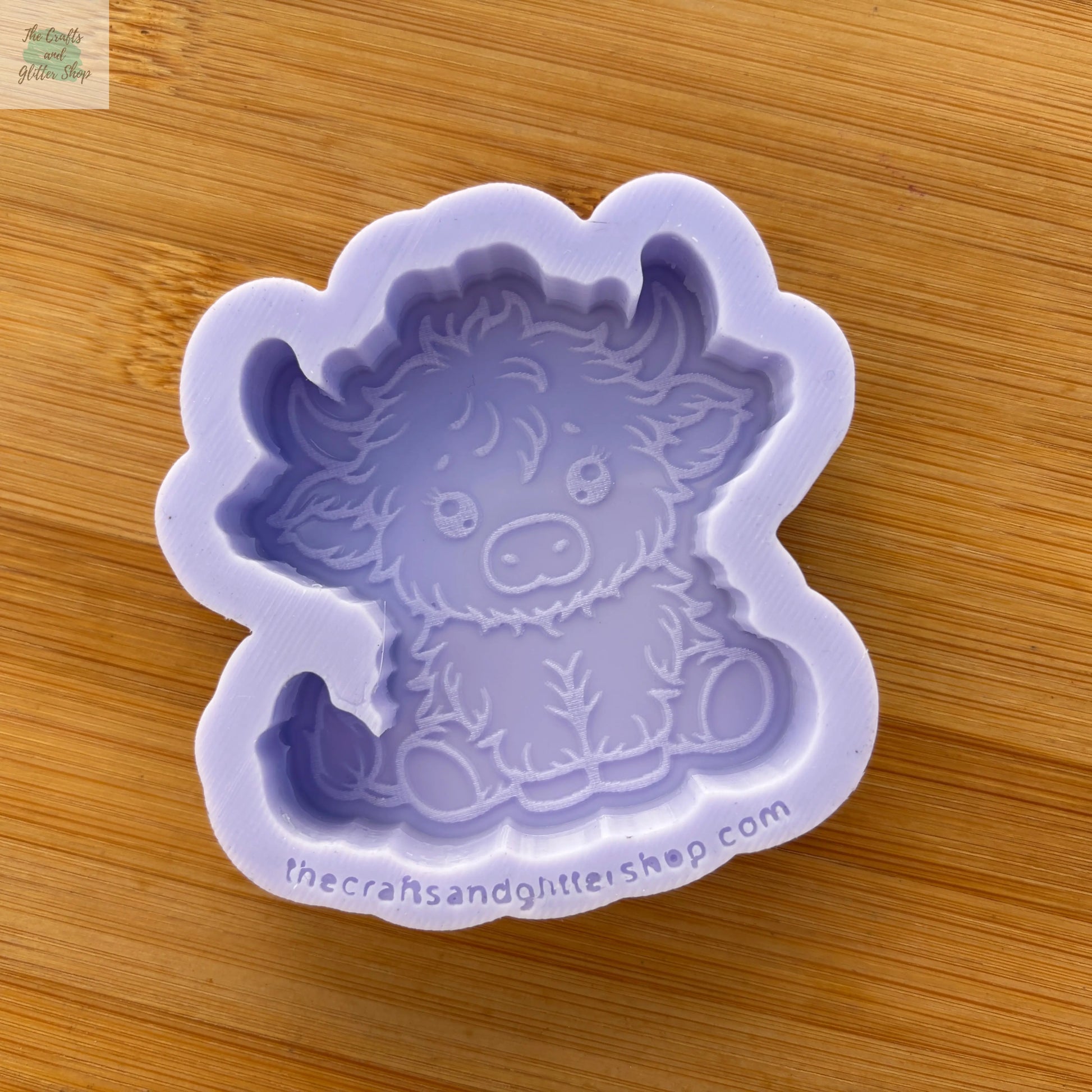 2.5" Highland Cow Silicone Mold - The Crafts and Glitter Shop