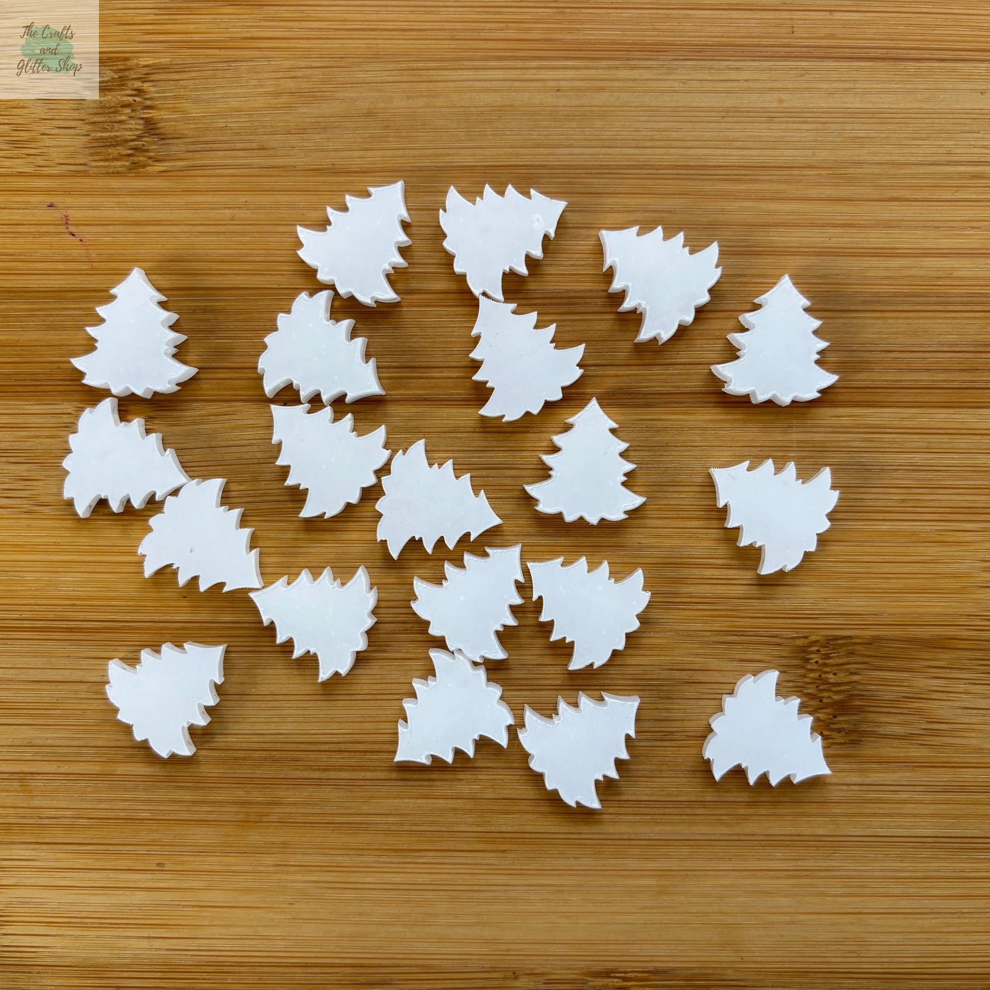 20 pcs Tree Clear acrylic shape - The Crafts and Glitter Shop