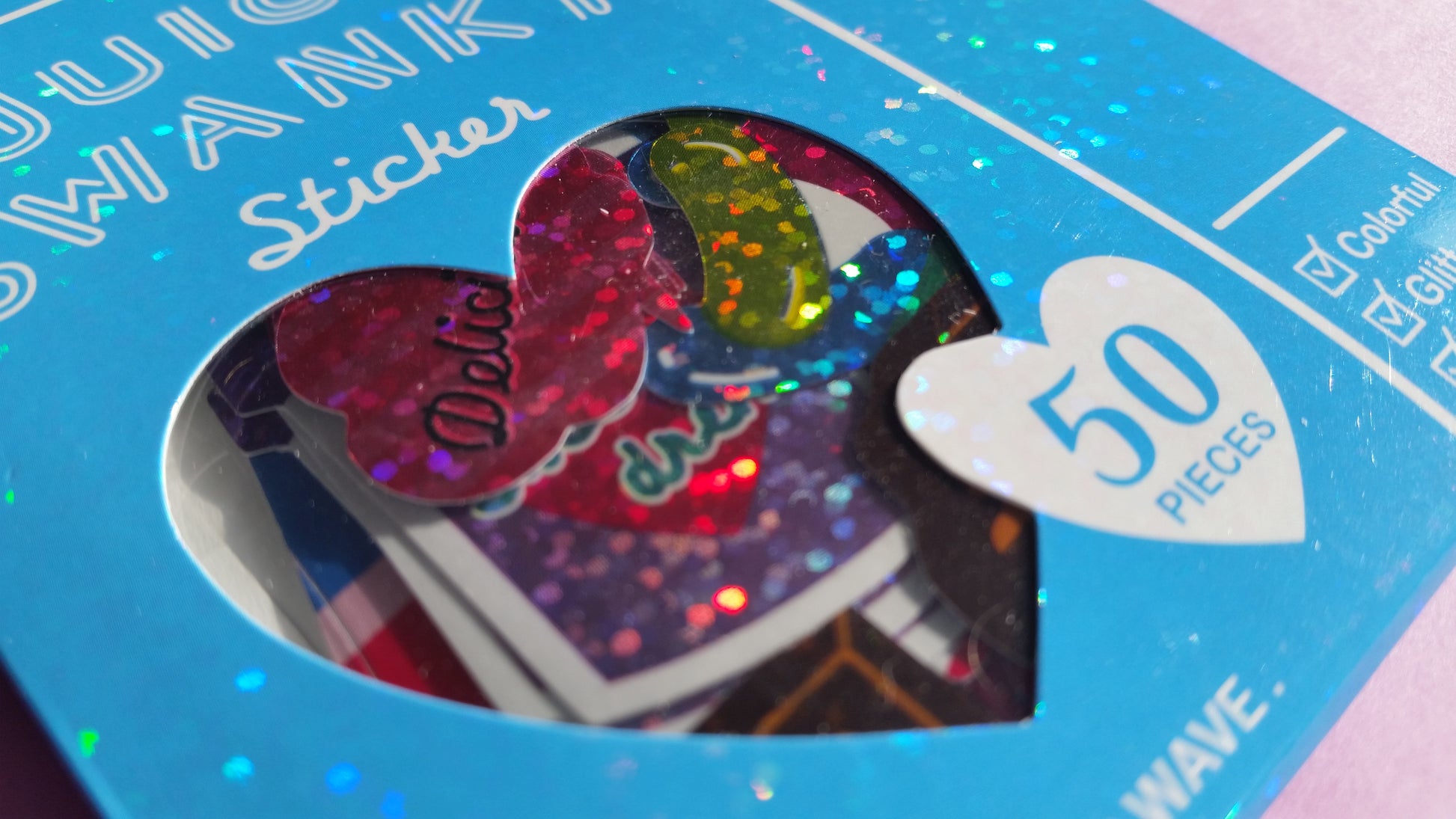 Candy Store Sticker Flakes - 50 pieces - Holographic - The Crafts and Glitter Shop