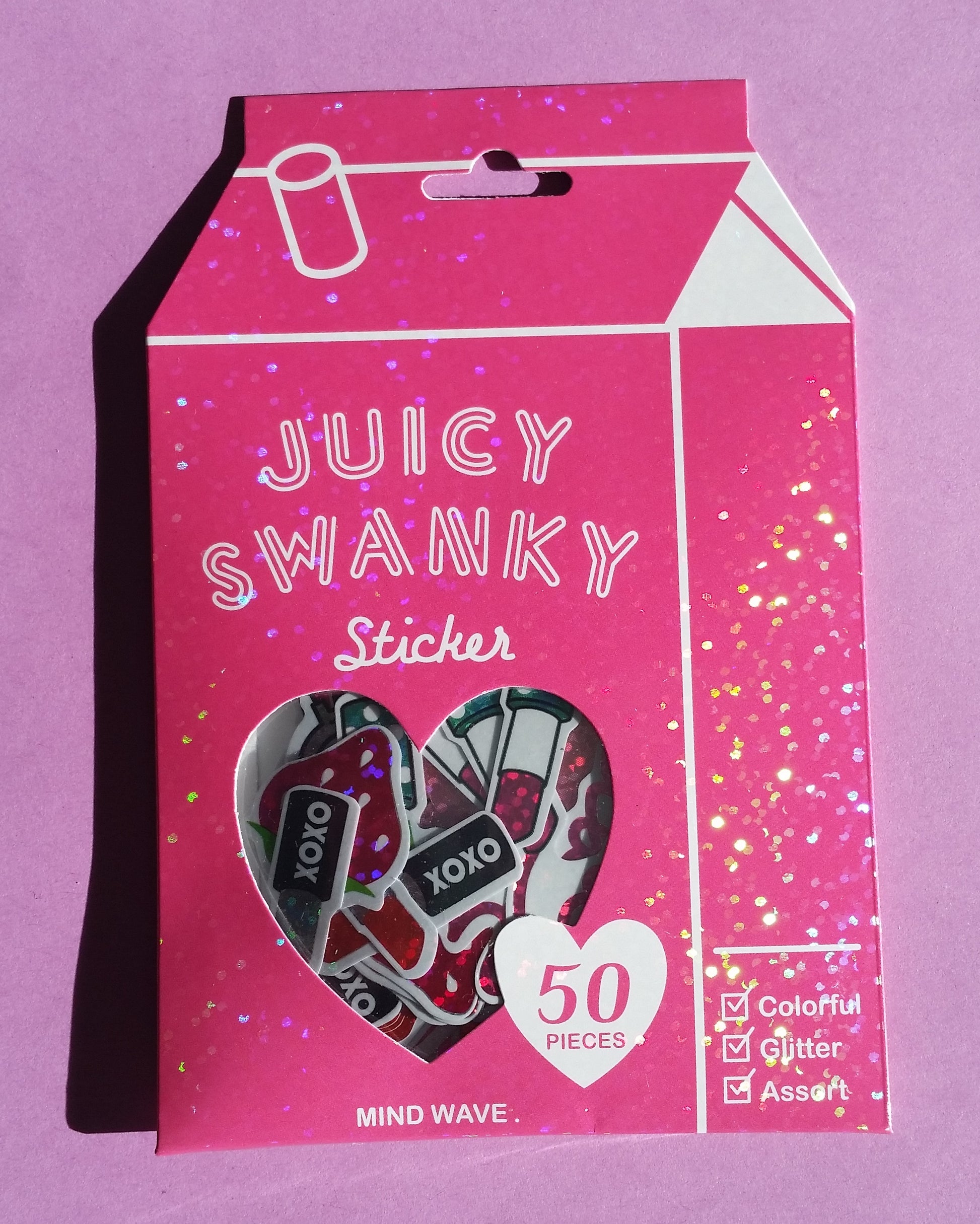I'm in Love Holographic Sticker Flakes - 50 pieces - The Crafts and Glitter Shop