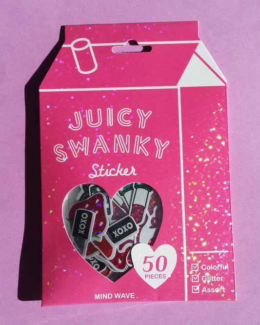 I'm in Love Holographic Sticker Flakes - 50 pieces - The Crafts and Glitter Shop