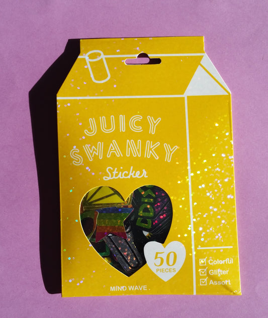 Retro Disco Party Sticker Flakes - 50 pieces - The Crafts and Glitter Shop