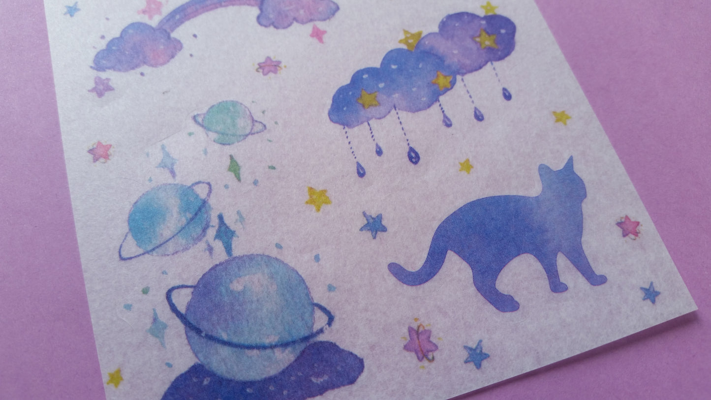 Fantasy Translucent Stickers - 3 sheets - The Crafts and Glitter Shop