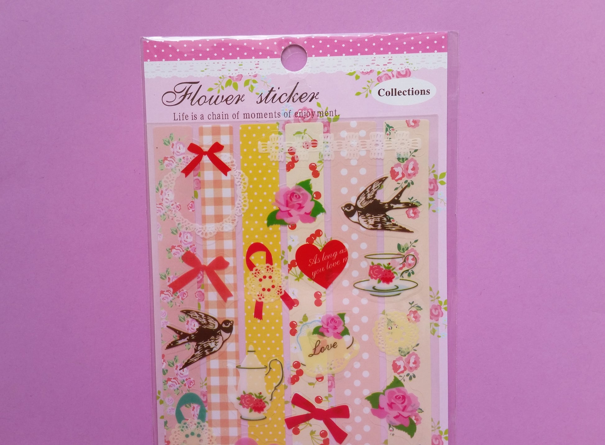 Floral Stickers - 2 sheets - The Crafts and Glitter Shop