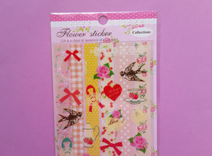 Floral Stickers - 2 sheets