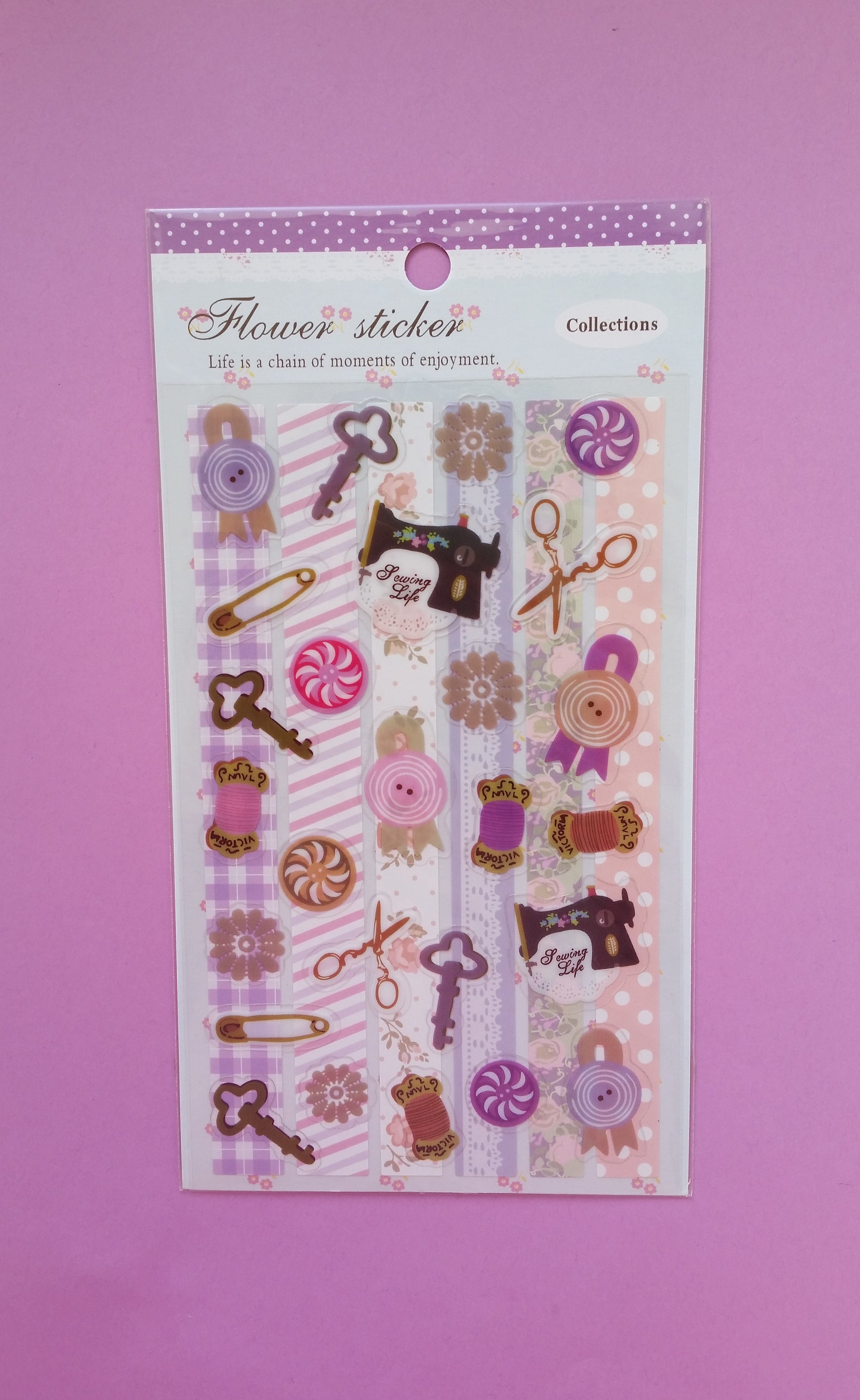 Seamstress Sticker Sheet - 2 sheets - The Crafts and Glitter Shop