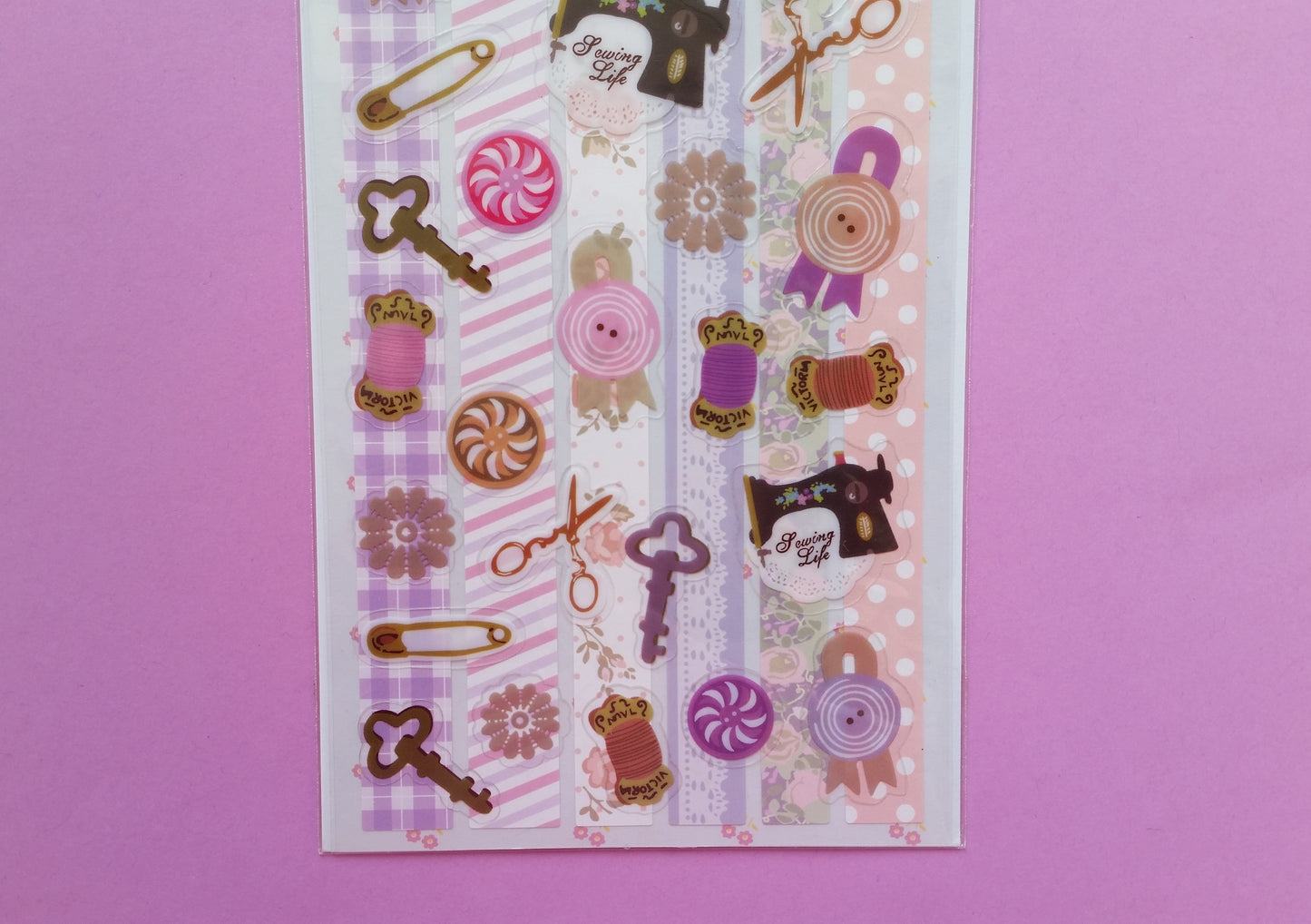 Seamstress Sticker Sheet - 2 sheets - The Crafts and Glitter Shop