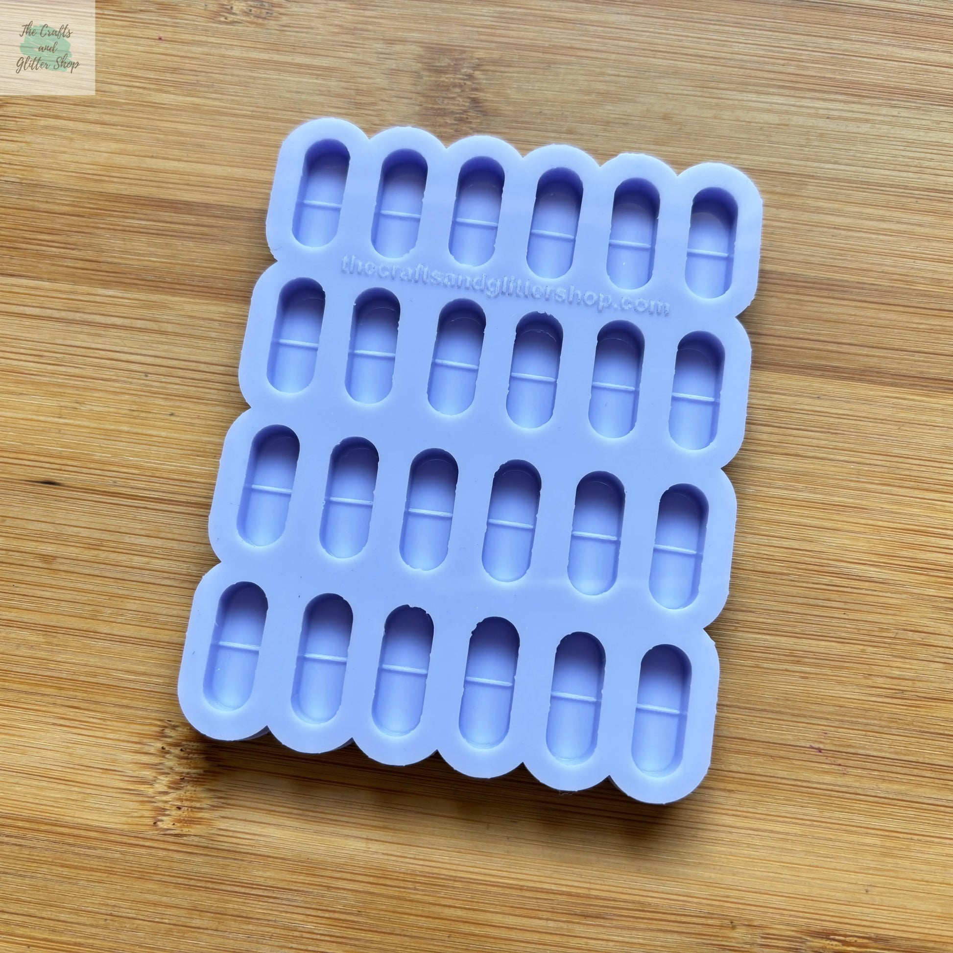 20mm Capsule Silicone Mold - The Crafts and Glitter Shop