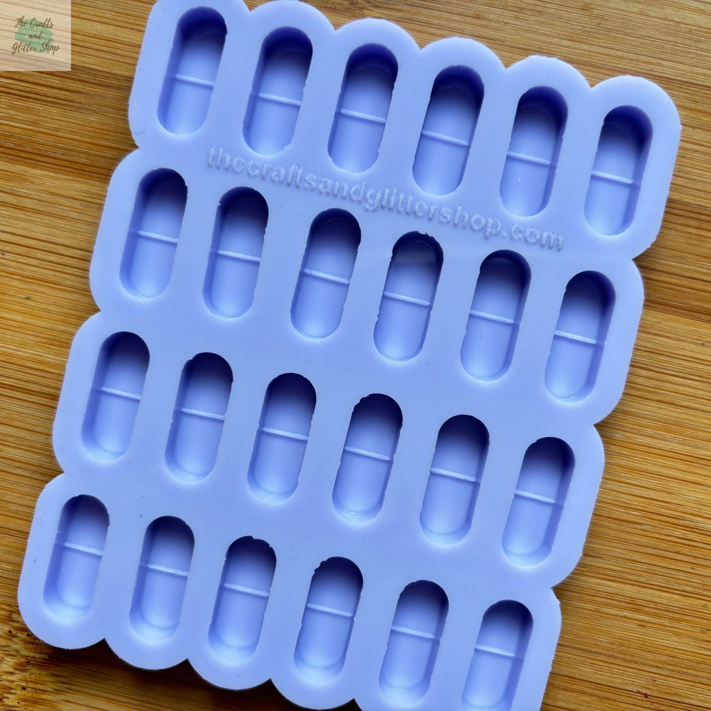 20mm Capsule Silicone Mold - The Crafts and Glitter Shop