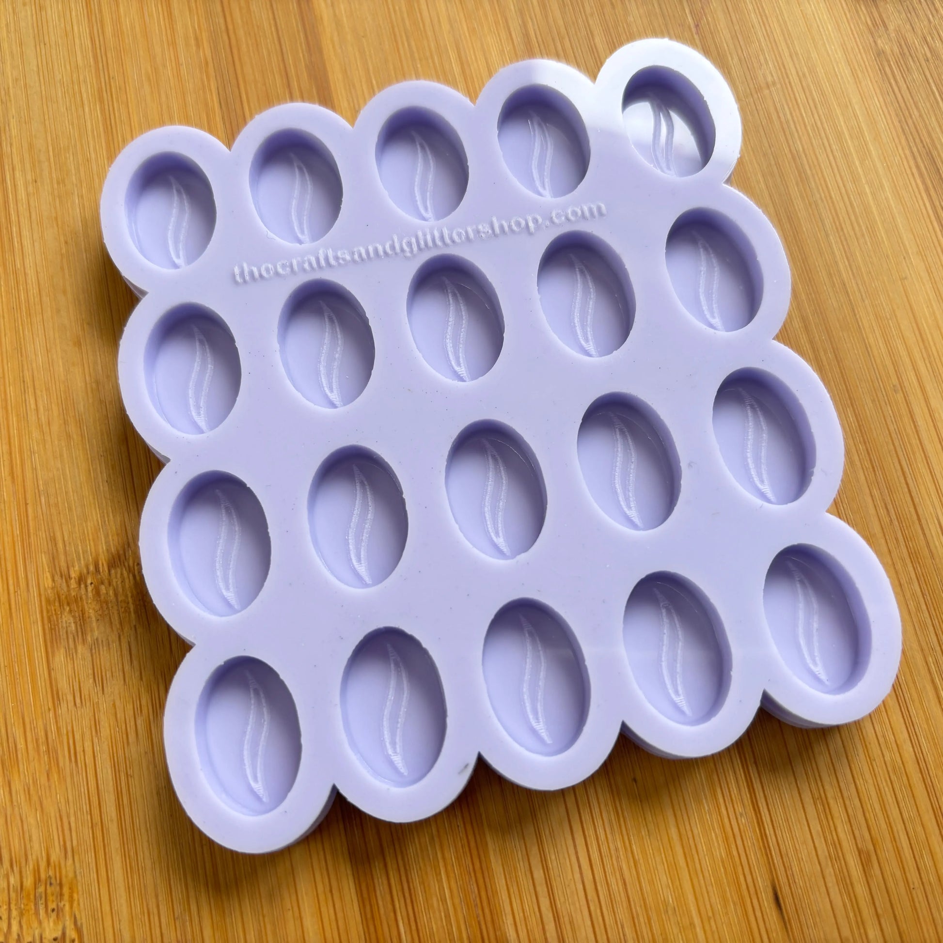 20mm Coffee Bean Silicone Mold - The Crafts and Glitter Shop
