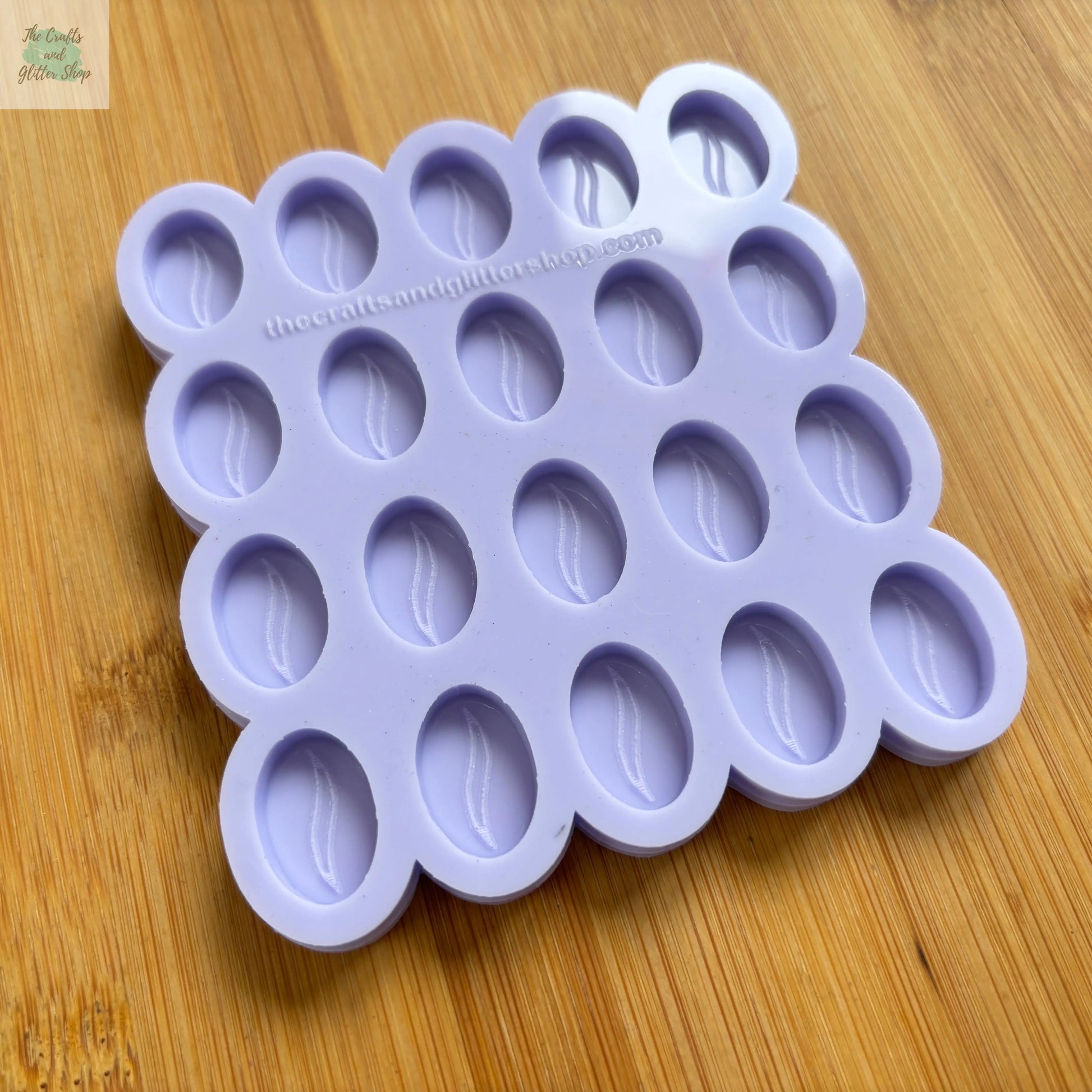 20mm Coffee Bean Silicone Mold - The Crafts and Glitter Shop